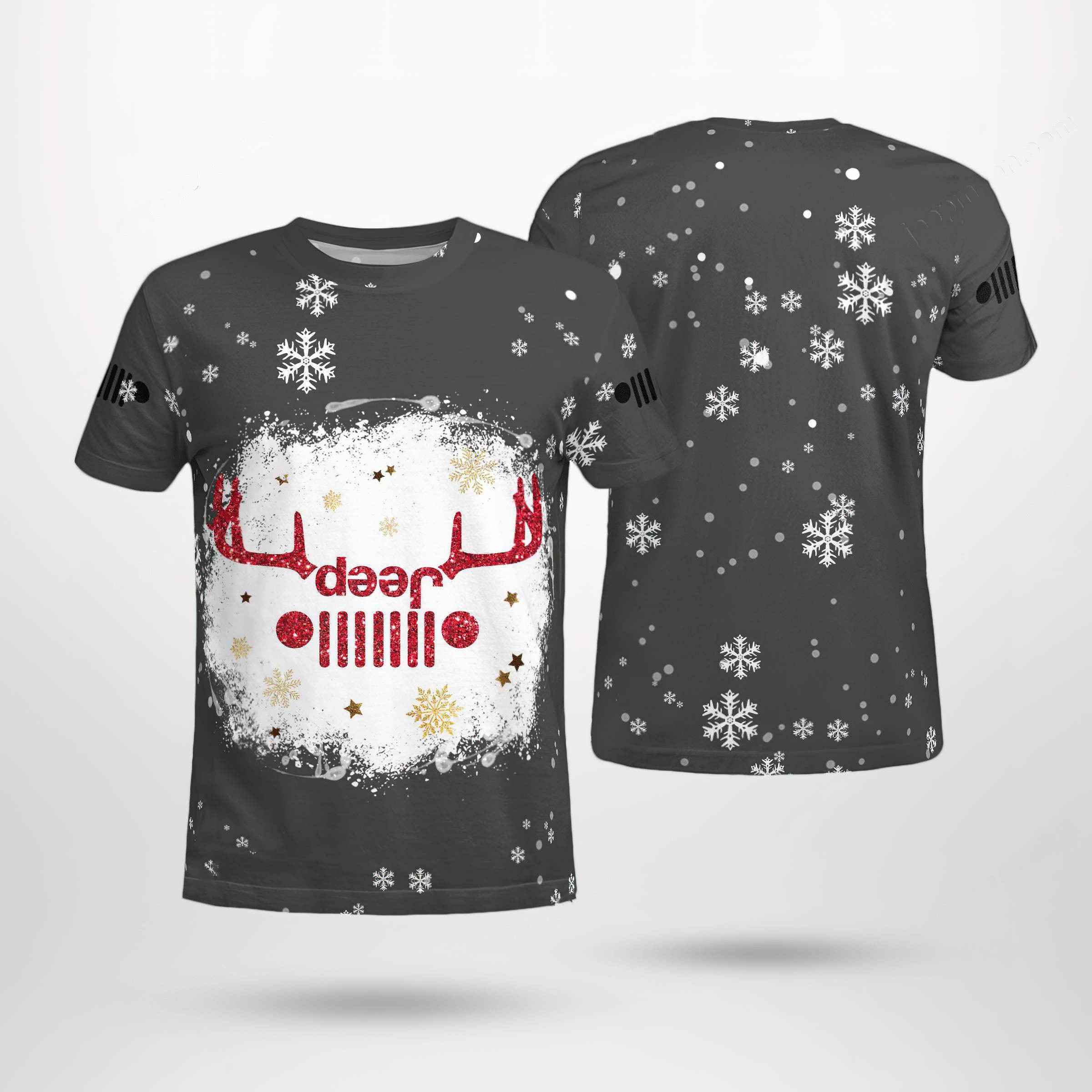 deer-jeep-christmas-t-shirt