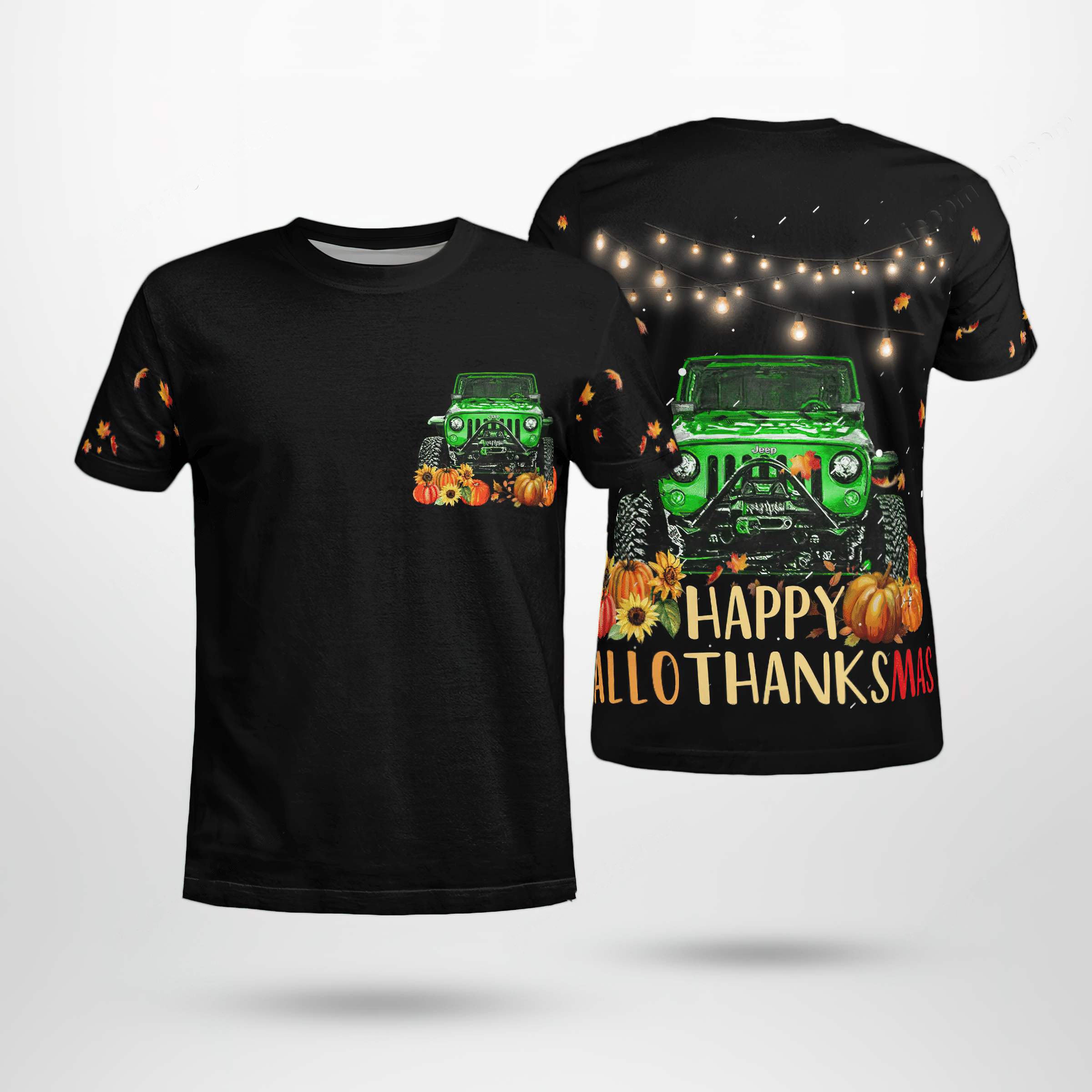 jeep-hallothanksmas-jeep-christmas-t-shirt