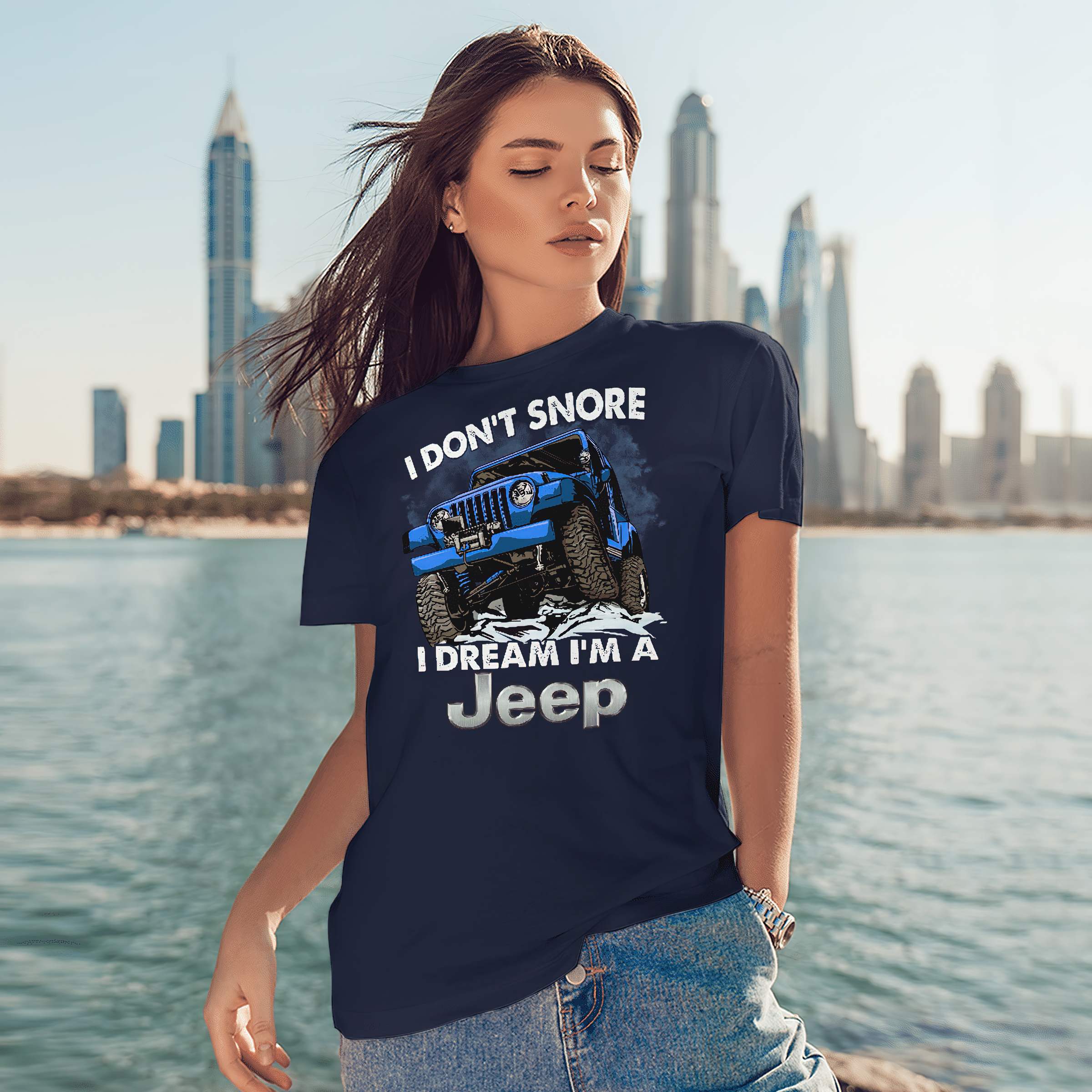 snore-jeep-christmas-t-shirt