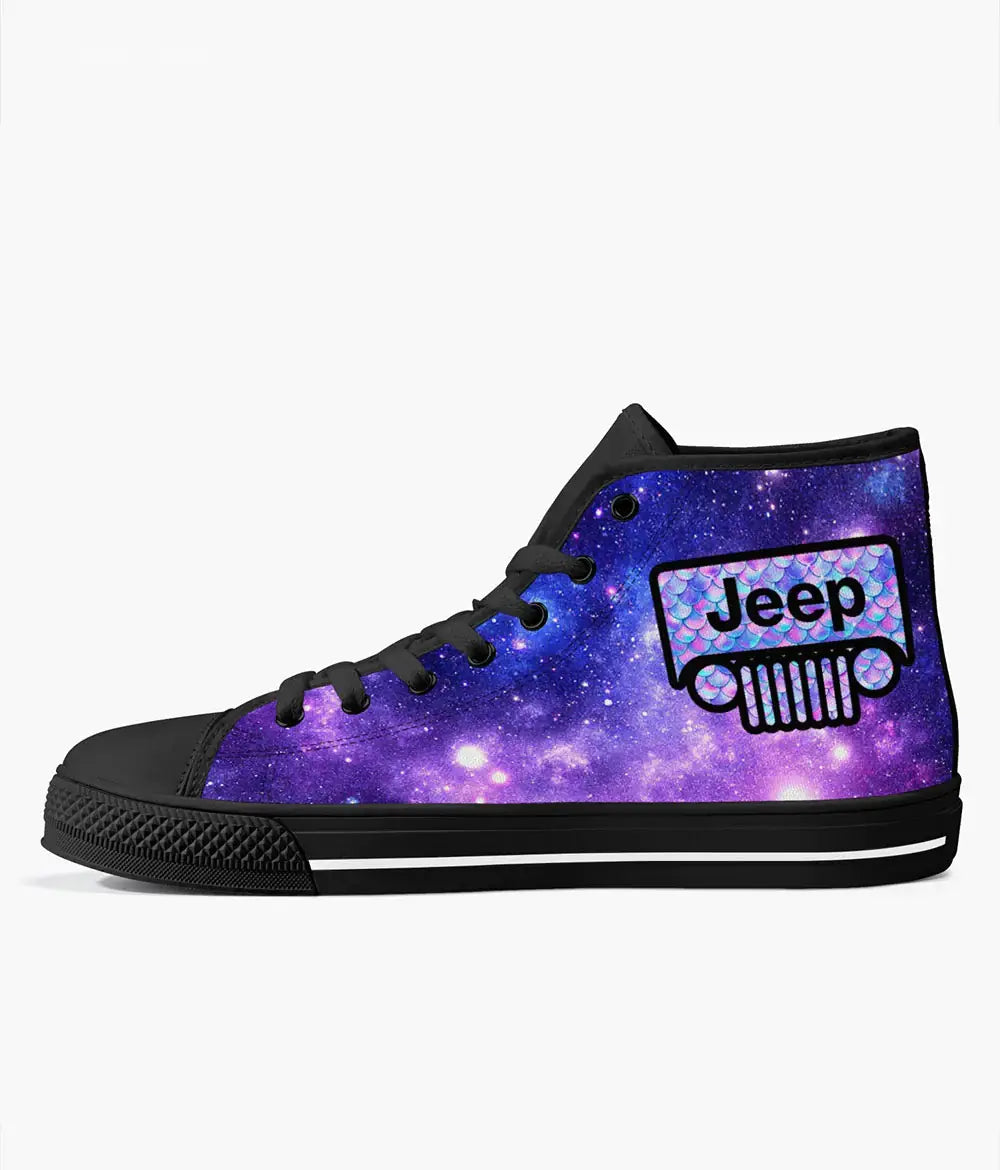 jeep-girl-mermaid-galaxy-high-top-canvas-shoes-high-top-shoes