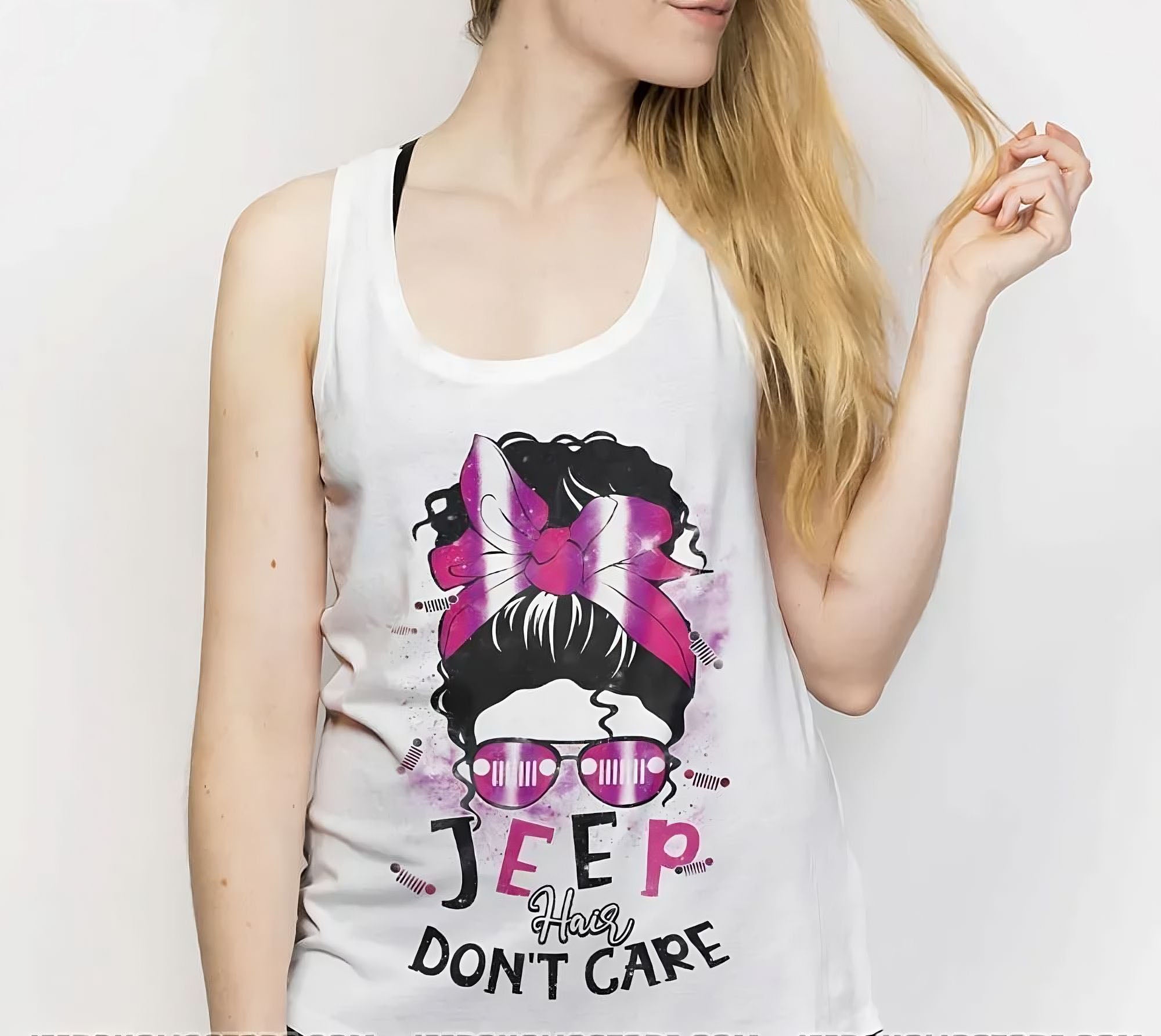 jeep-hair-dont-care-all-over-print-pink-tank-top