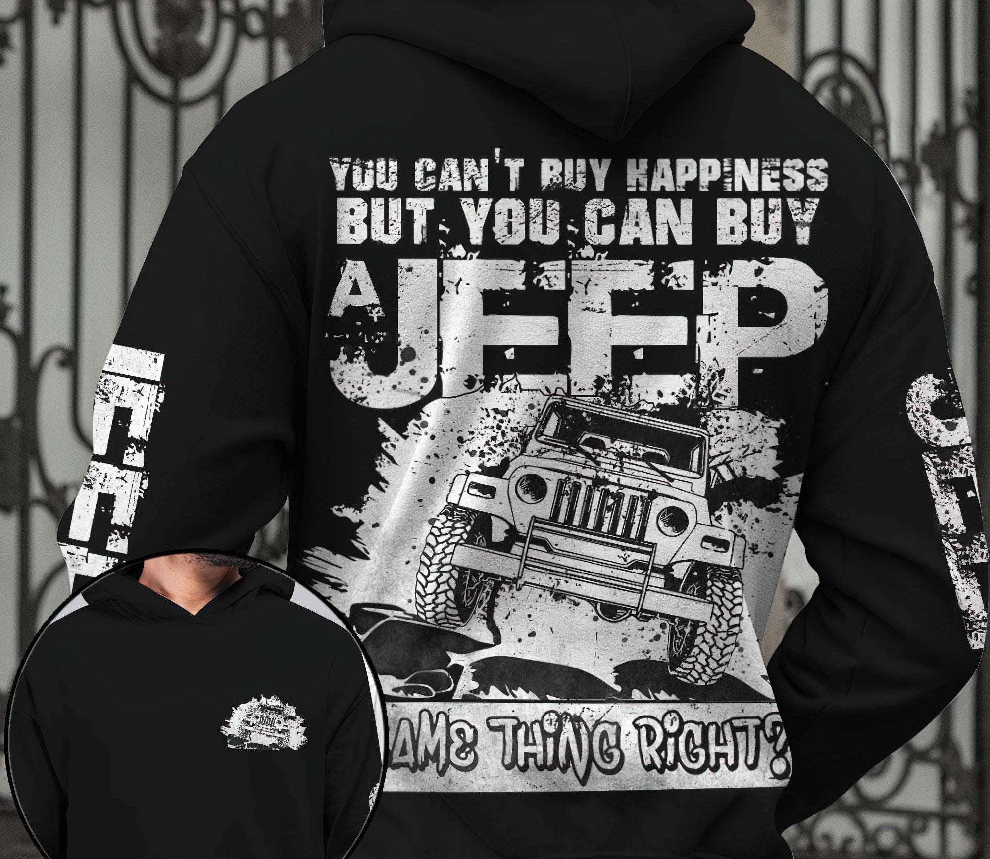 jeep-you-cant-buy-happiness-hoodie