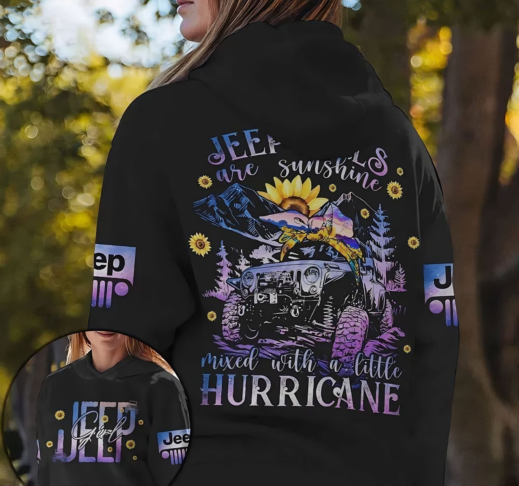 jeep-girls-are-sunshine-sunflower-purple-all-over-print-hoodie