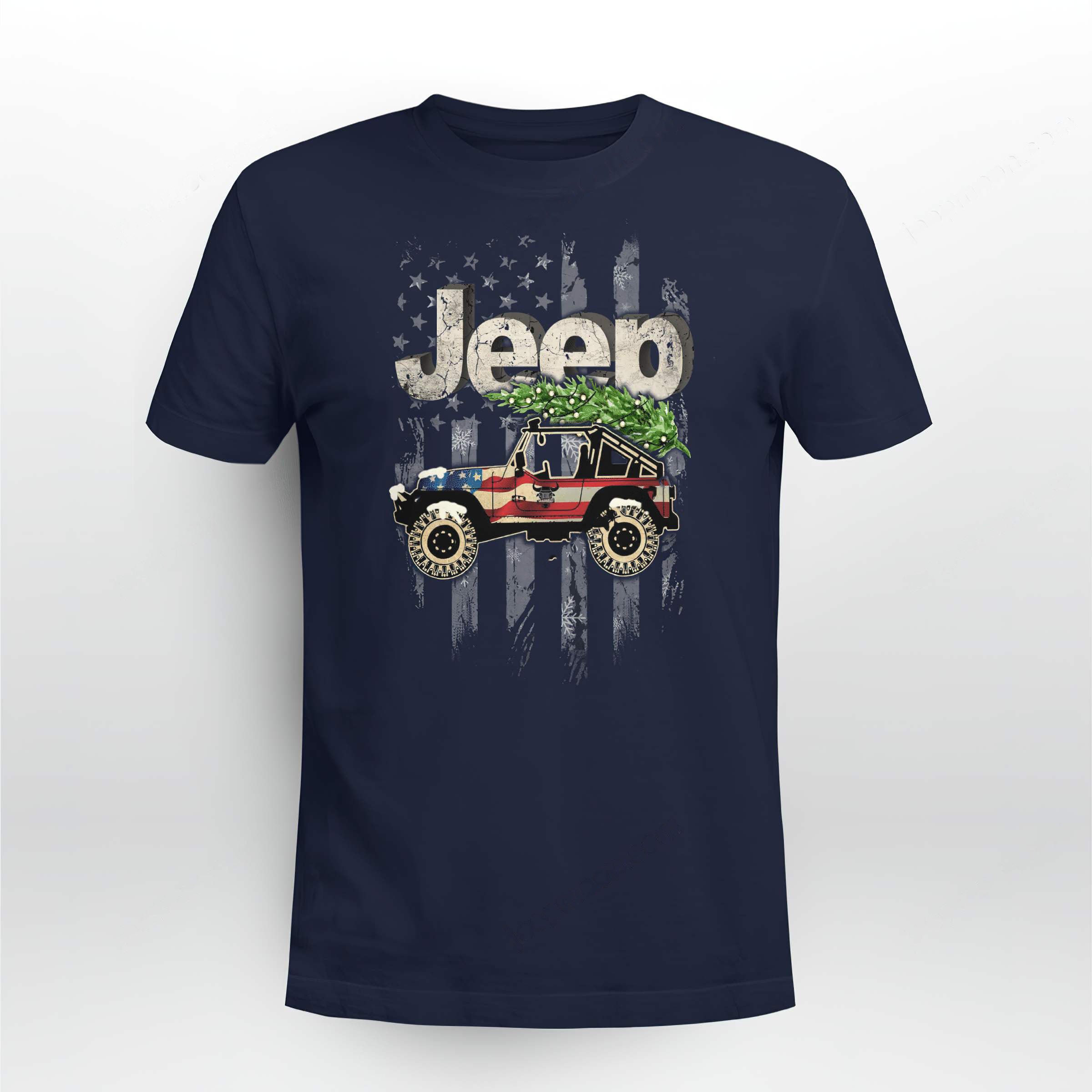 xm-flag-jeep-christmas-t-shirt