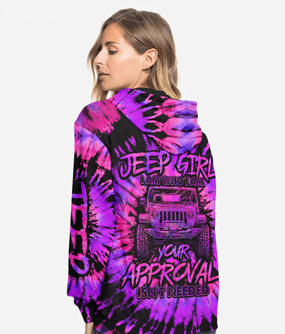 jeep-girl-i-am-who-i-am-purple-tie-dye-hoodie