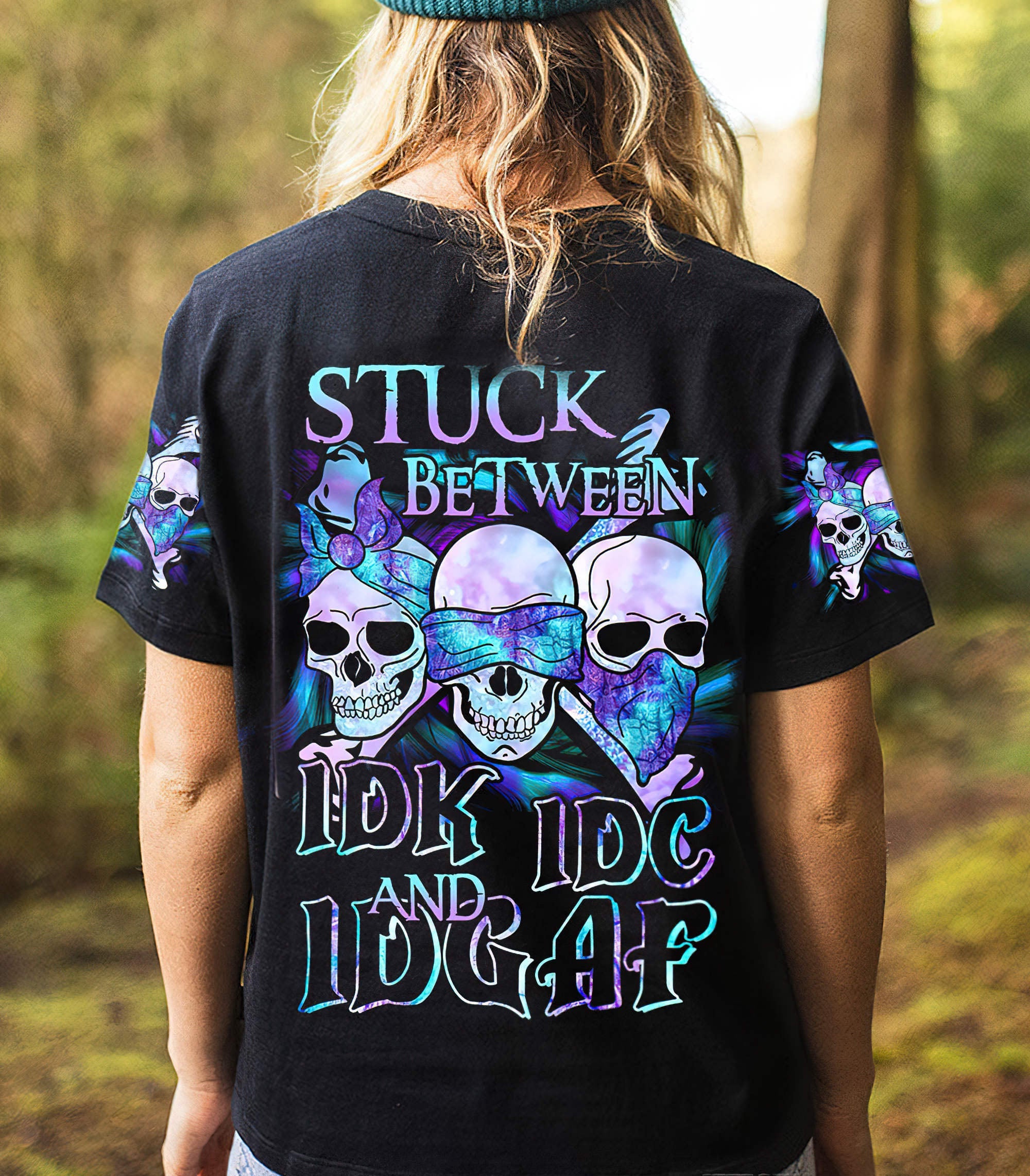 stuck-between-3-skulls-bones-all-over-print-t-shirt