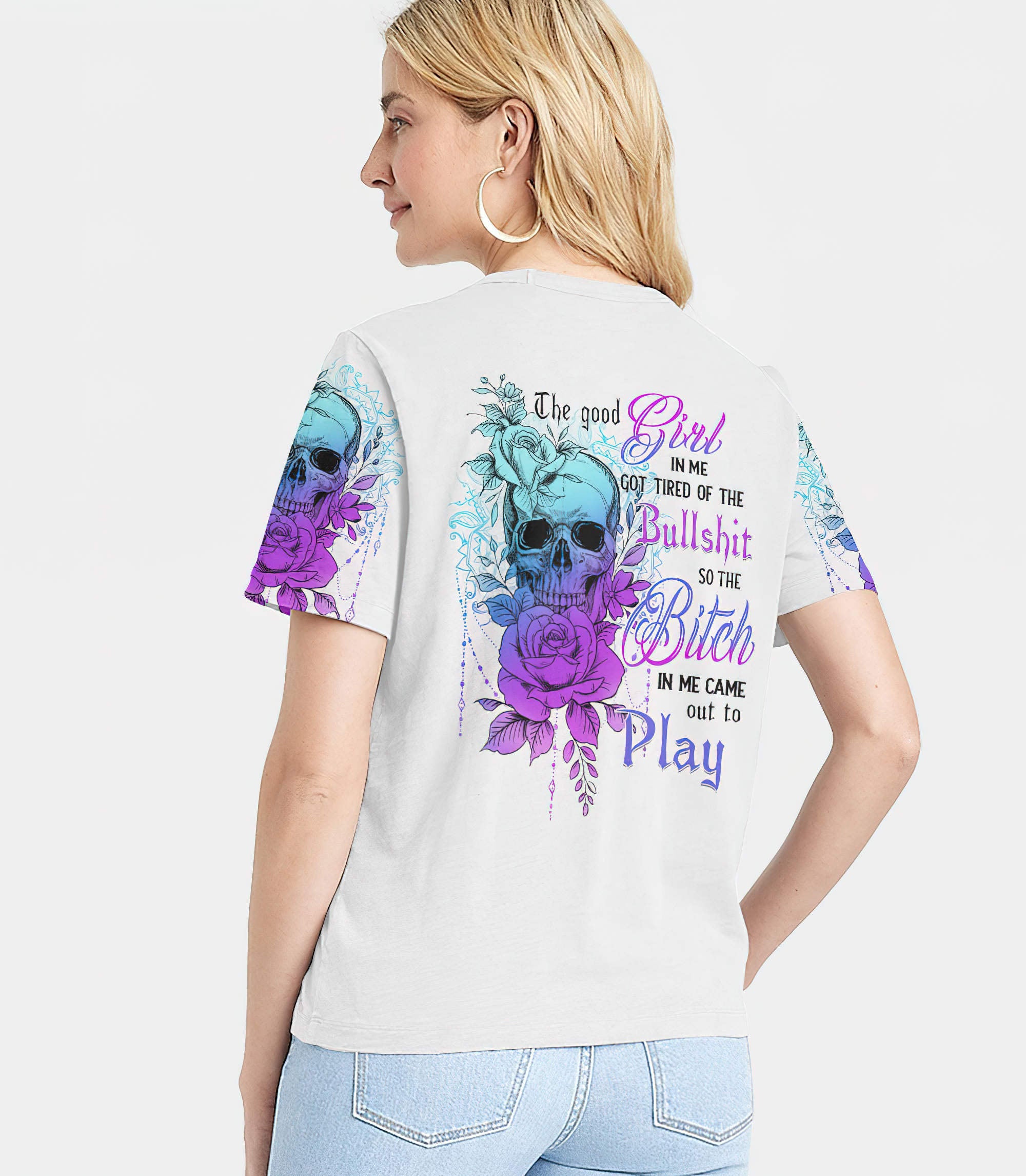 the-good-girl-in-me-got-tired-skull-all-over-print-14-women-v-neck-t-shirt