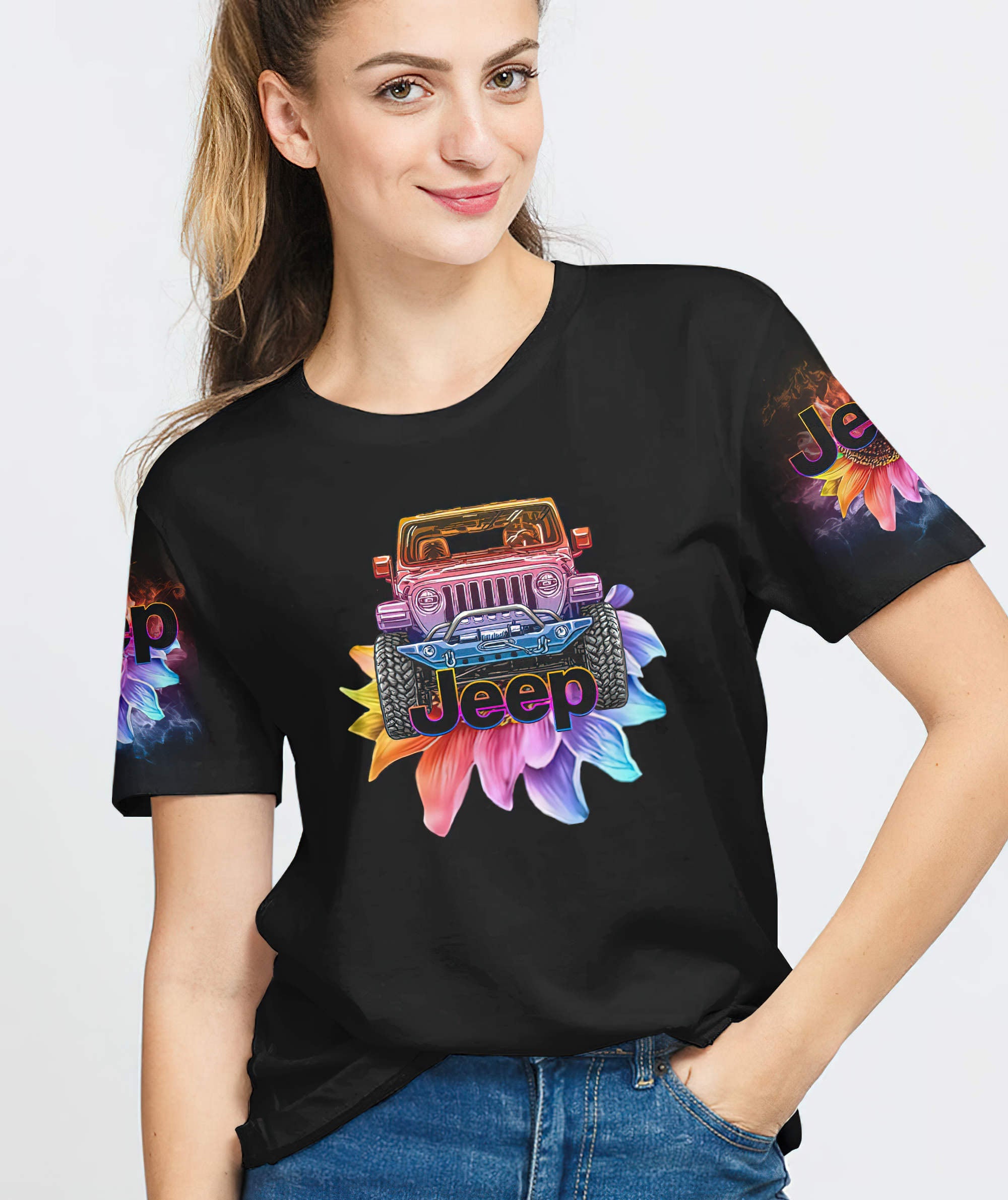 dog-mom-jeep-life-sunflower-t-shirt