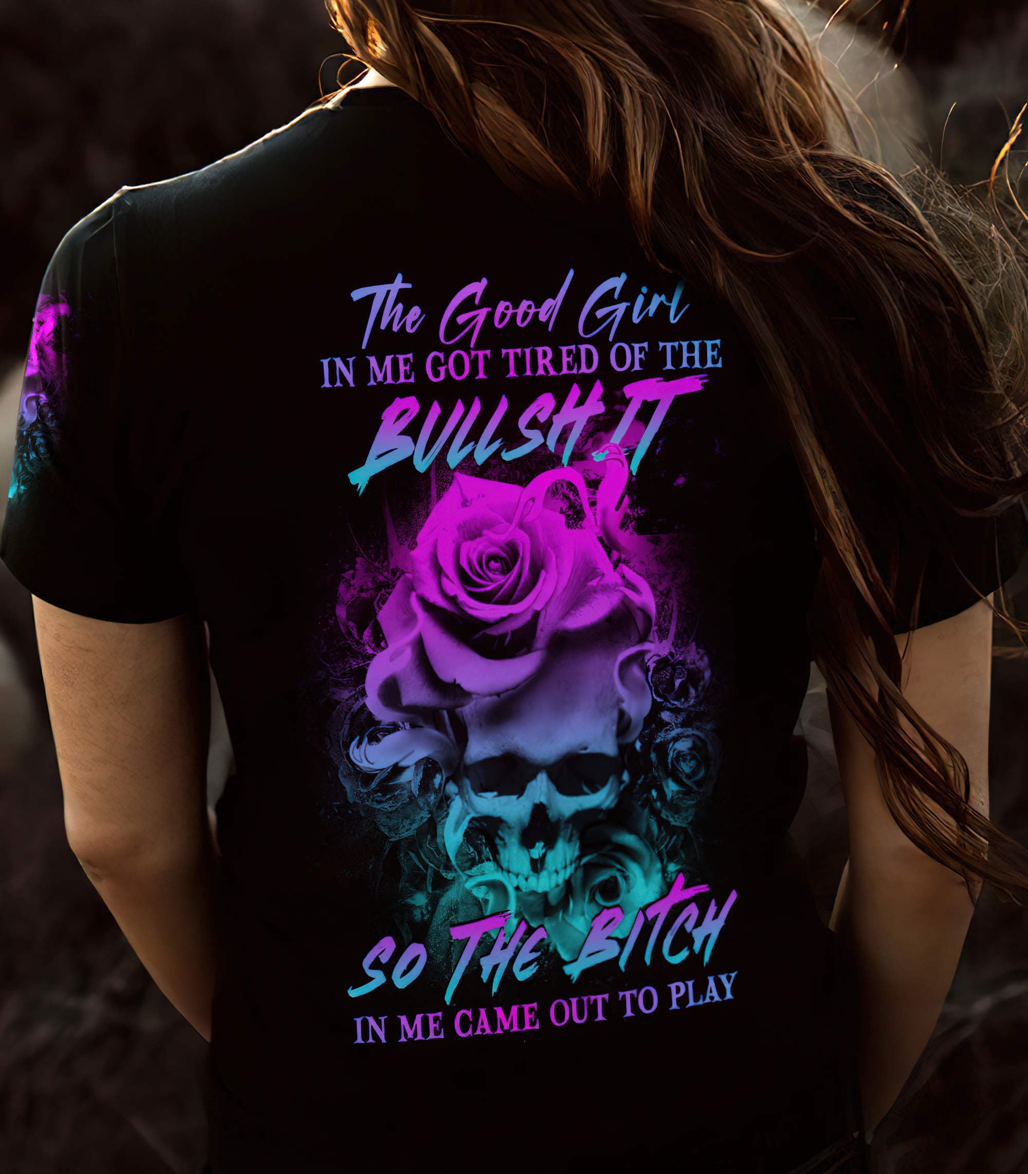 the-good-girl-in-me-got-tired-skull-rose-all-over-print-2-women-v-neck-t-shirt