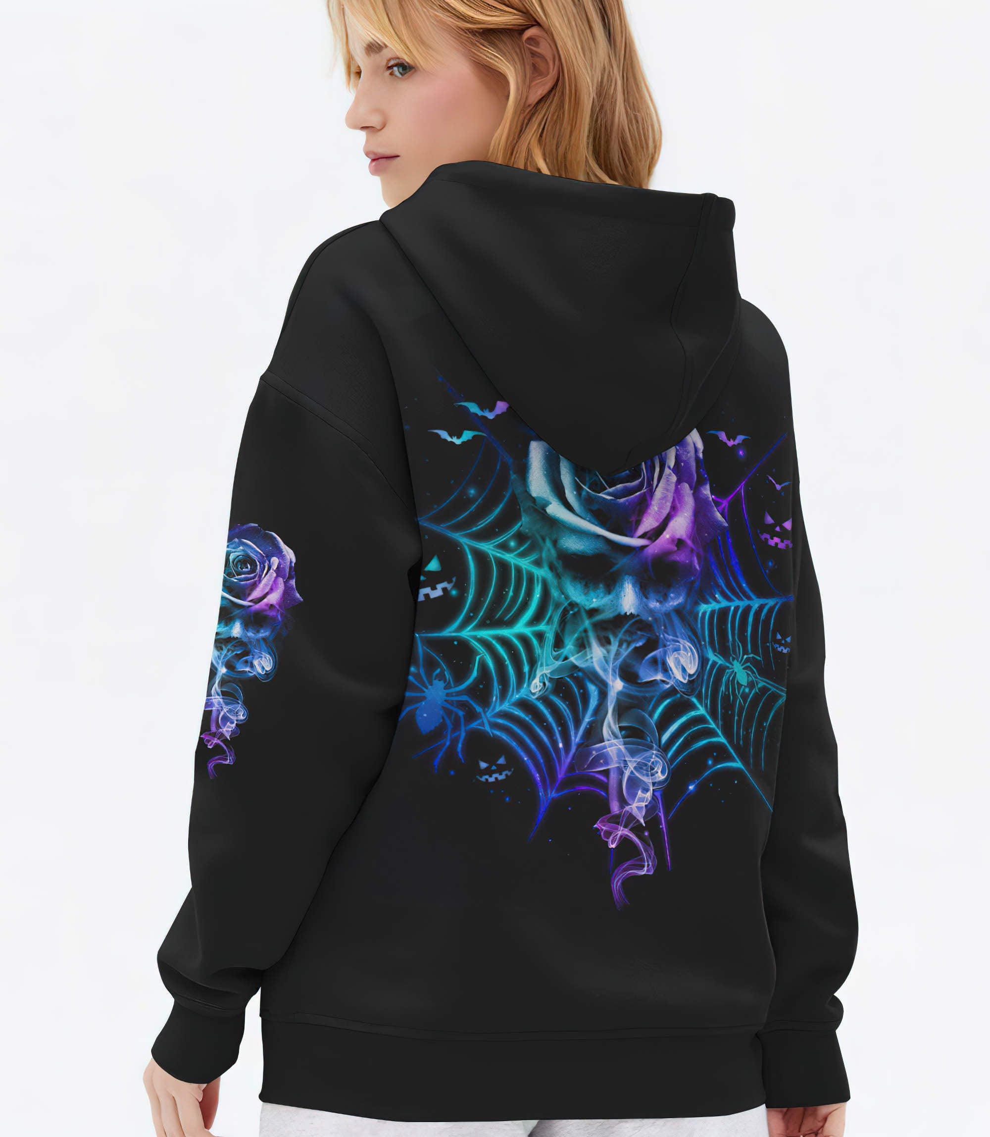 smoke-rose-skull-halloween-all-over-print-hoodie