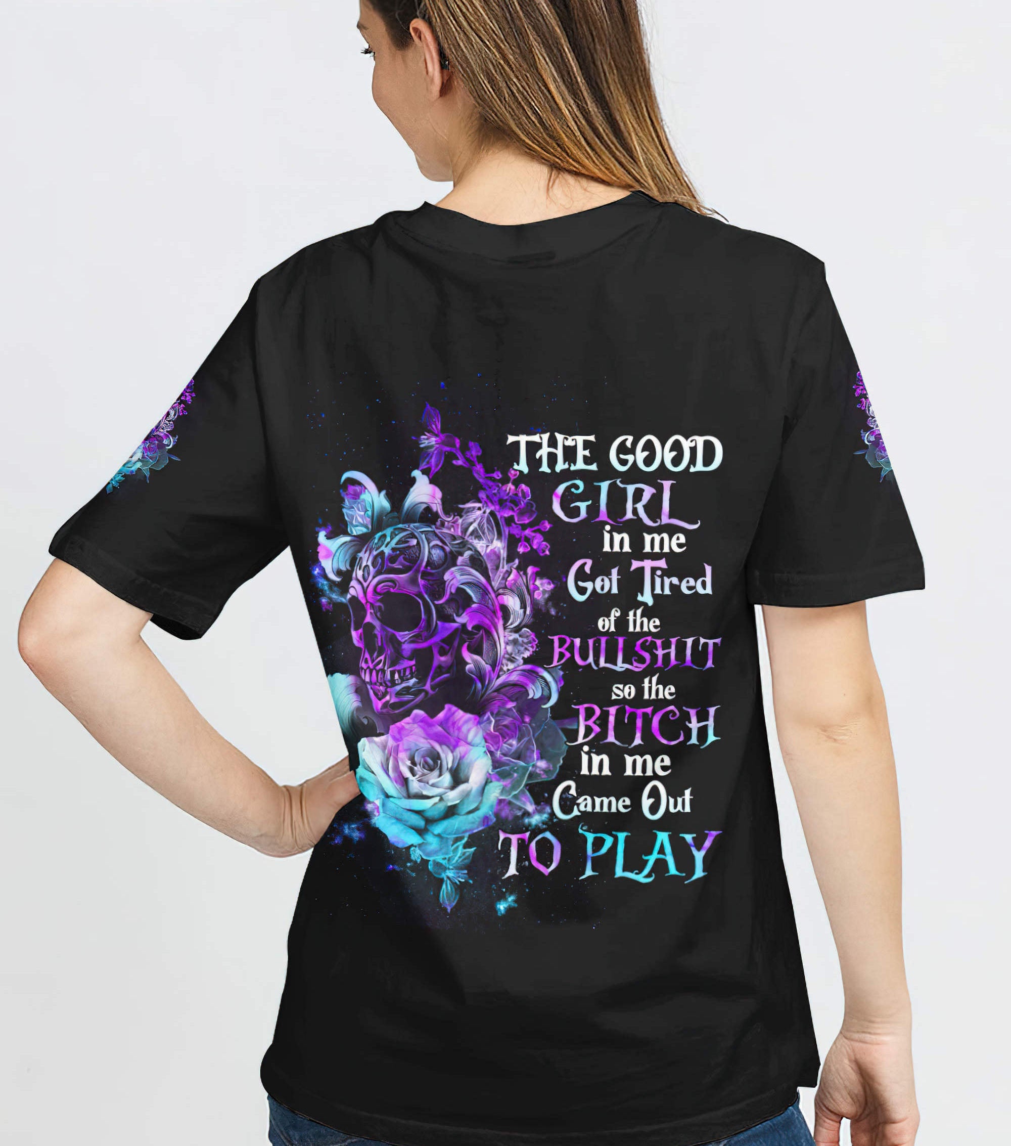 the-good-girl-in-me-skull-rose-tattoo-all-over-print-t-shirt