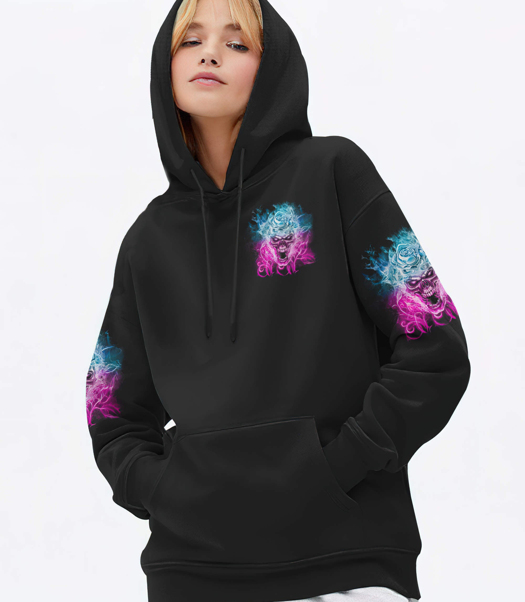 sometimes-an-angel-rose-fire-skull-all-over-print-hoodie