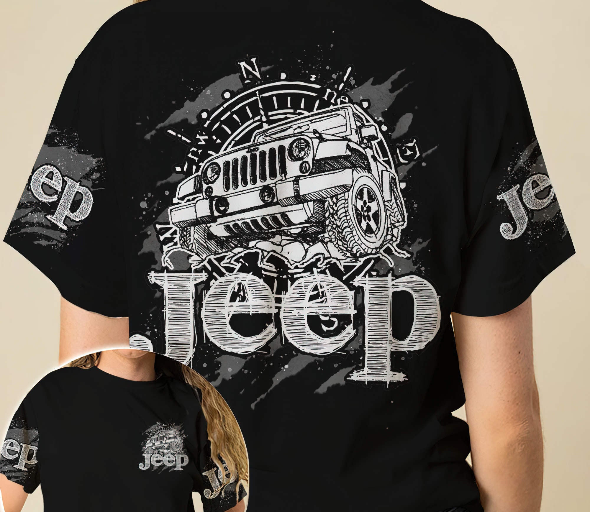 jeep-compass-sketch-black-t-shirt