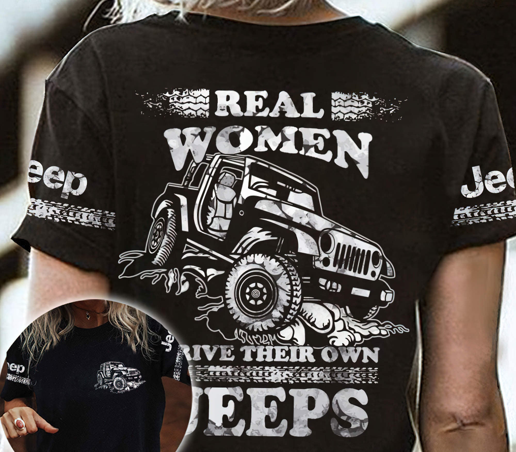 real-women-drive-their-own-jeeps-t-shirt