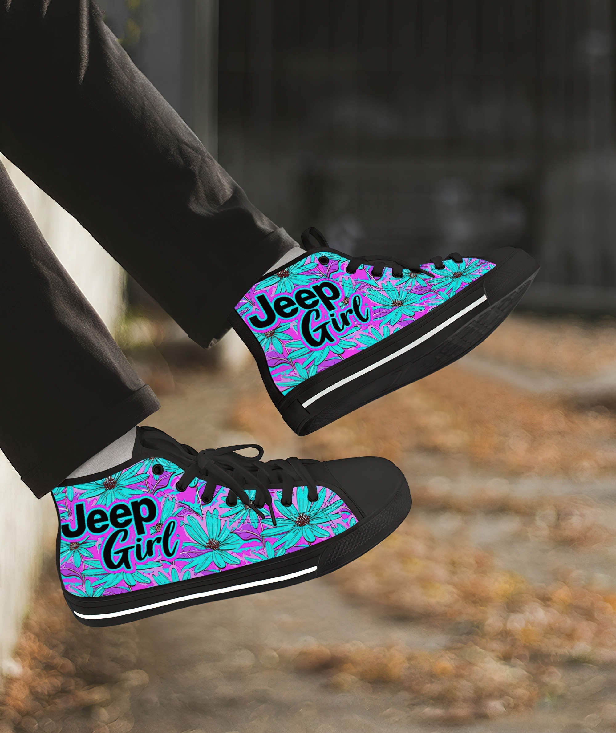 jeep-girl-daisy-high-top-shoes