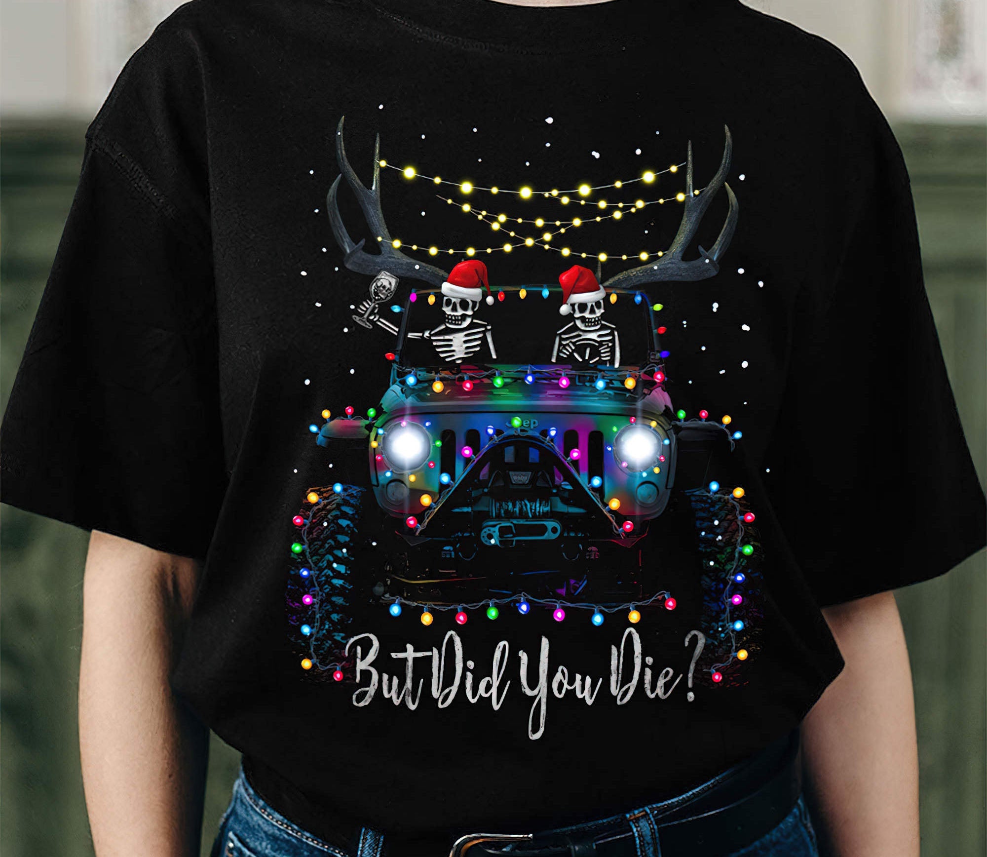 skull-and-jeep-christmas-2d-t-shirt