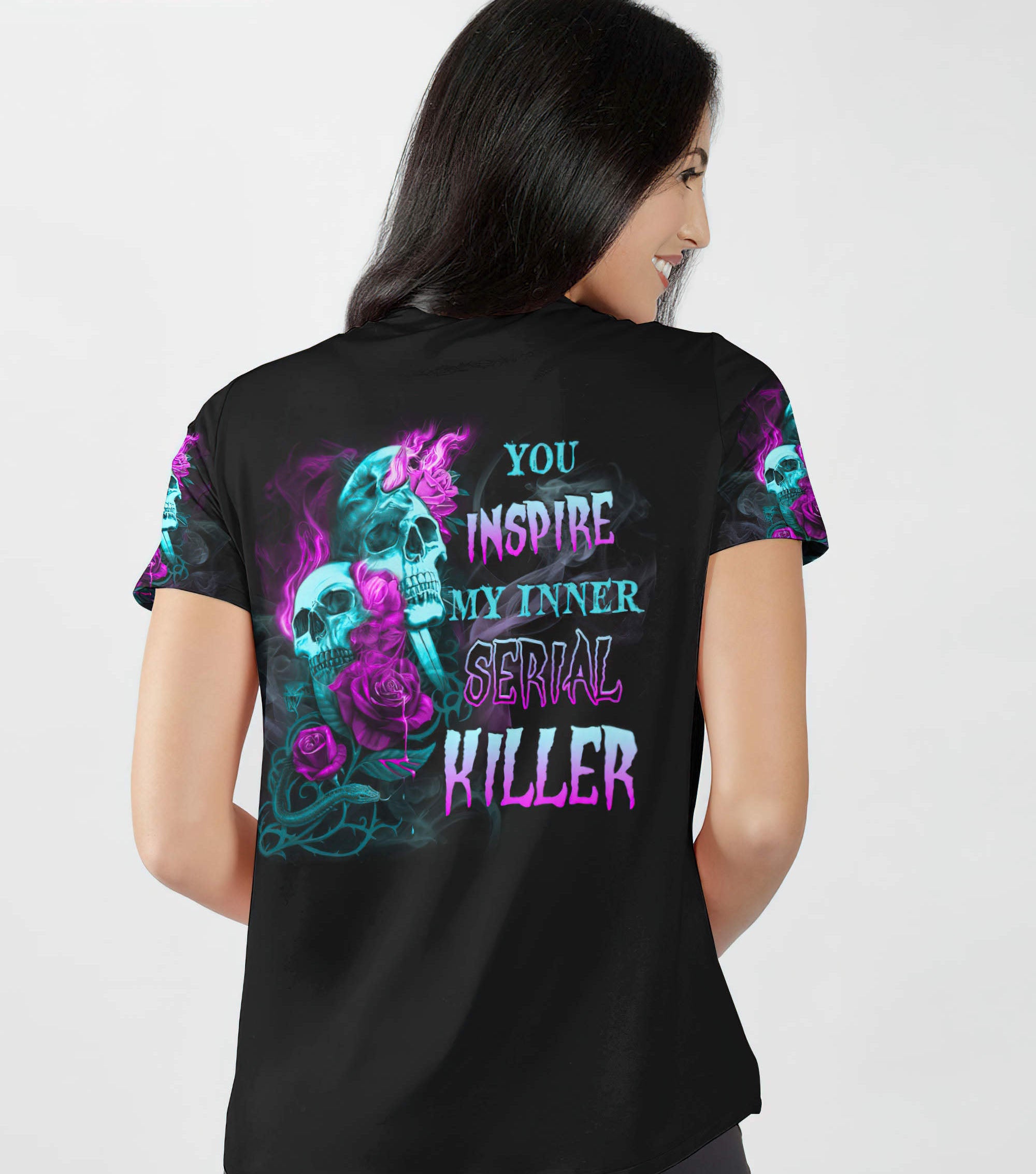 you-inspire-my-inner-serial-k-skull-smoke-all-over-print-women-v-neck-t-shirt