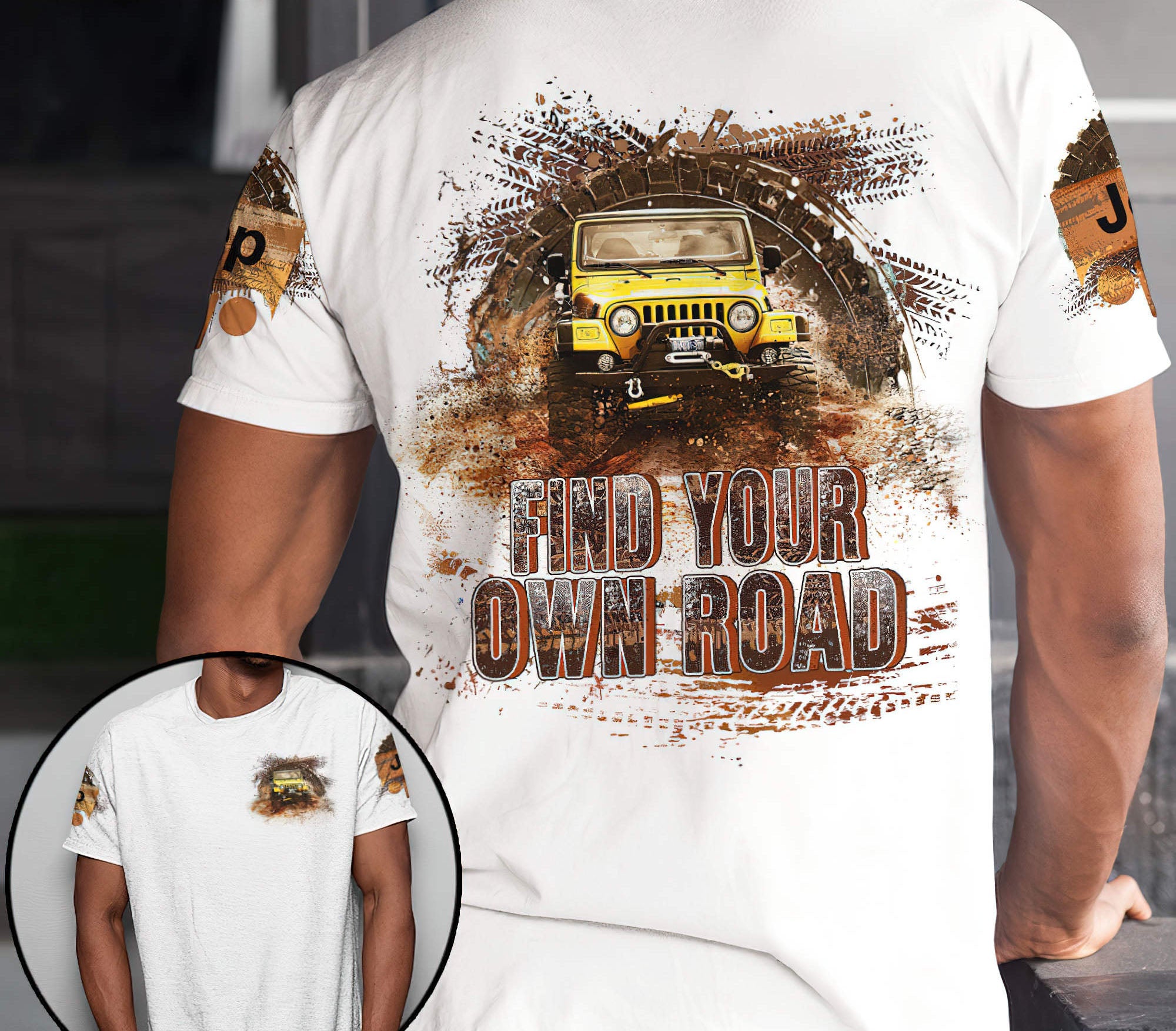 find-your-own-road-jeep-t-shirt