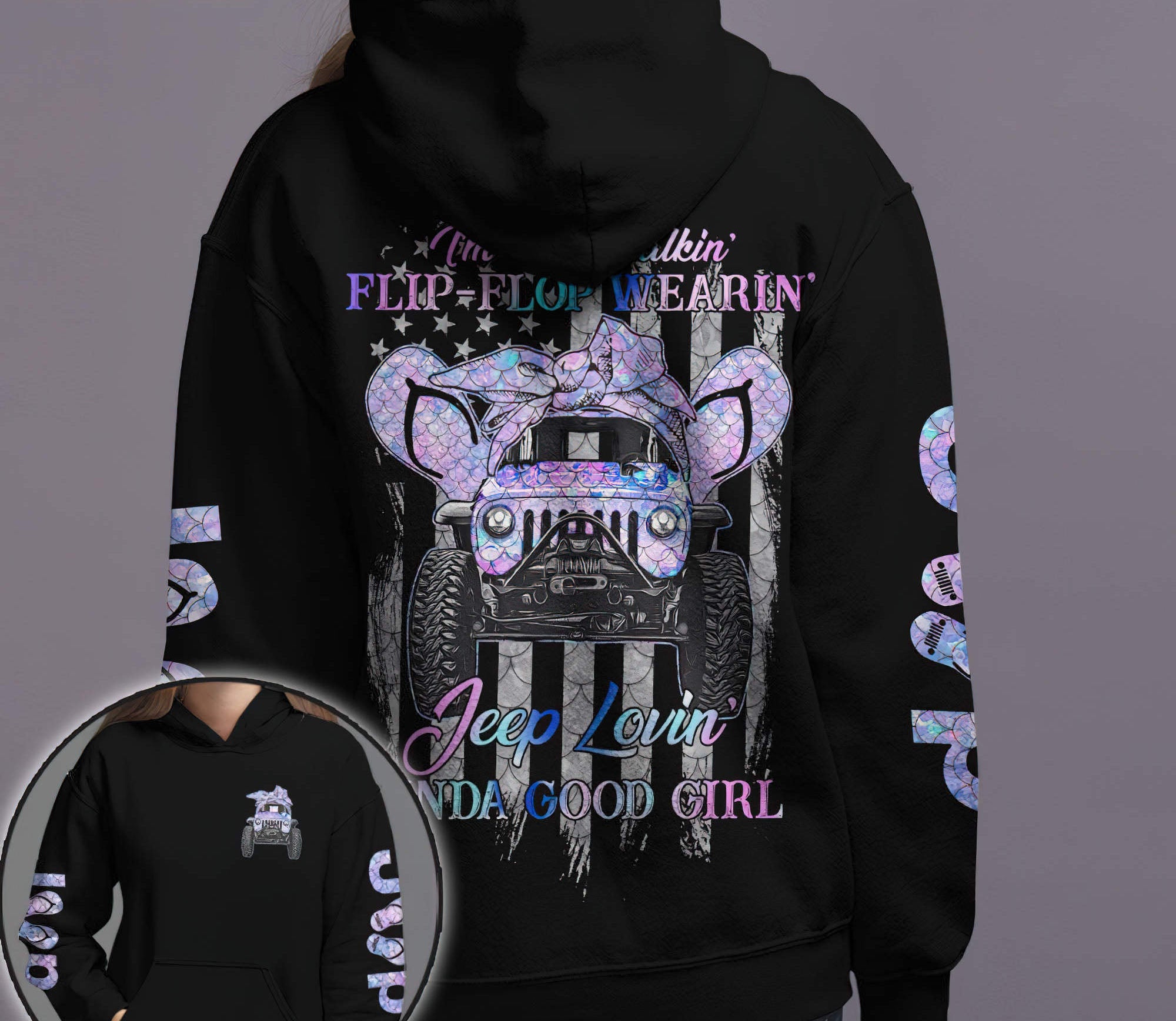 kinda-good-girl-jeep-hoodie