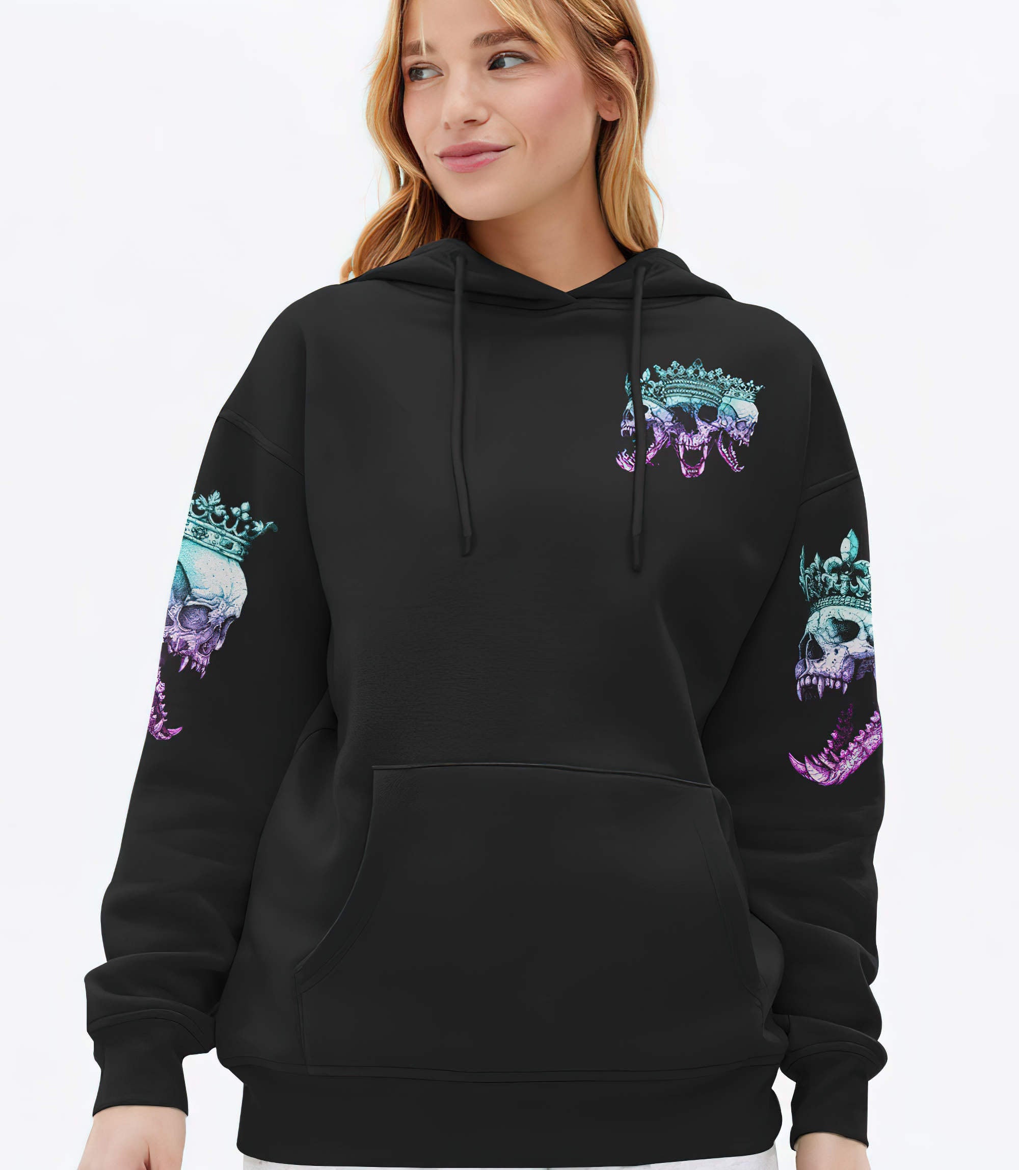 im-the-fking-queen-skull-all-over-print-hoodie