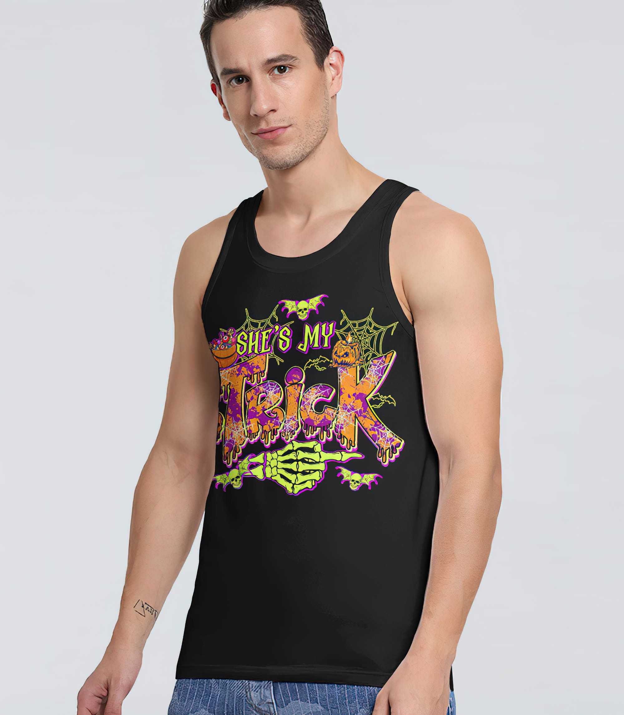 skull-halloween-couple-all-over-print-tank-top