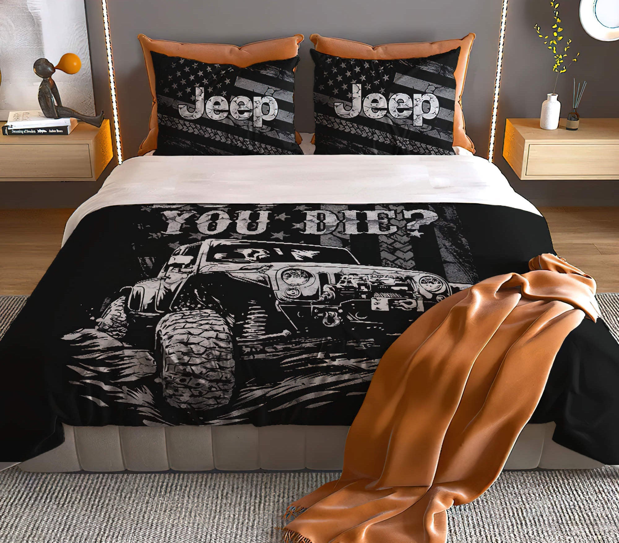 but-did-you-die-jeep-bw-bedding-set