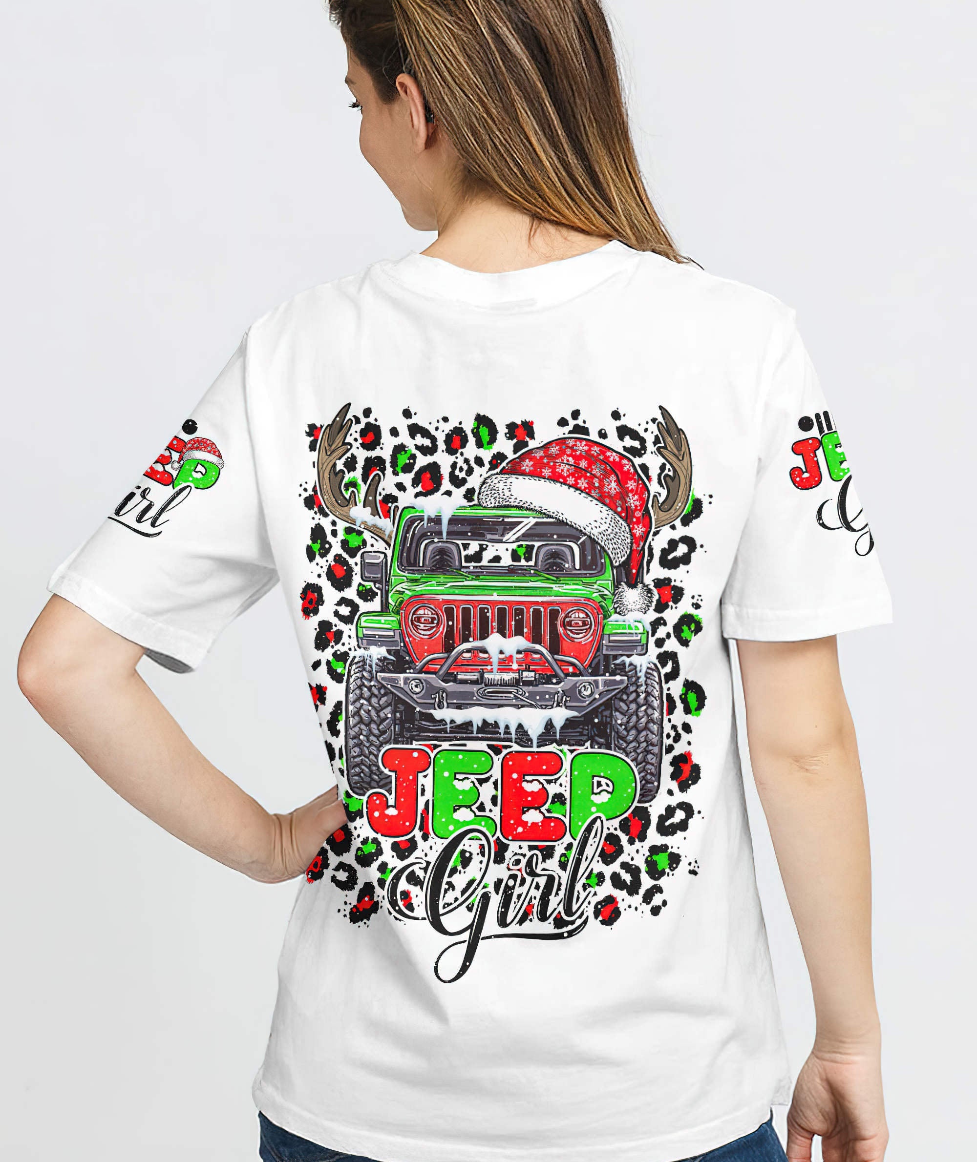 jeep-girl-christmas-leopard-t-shirt