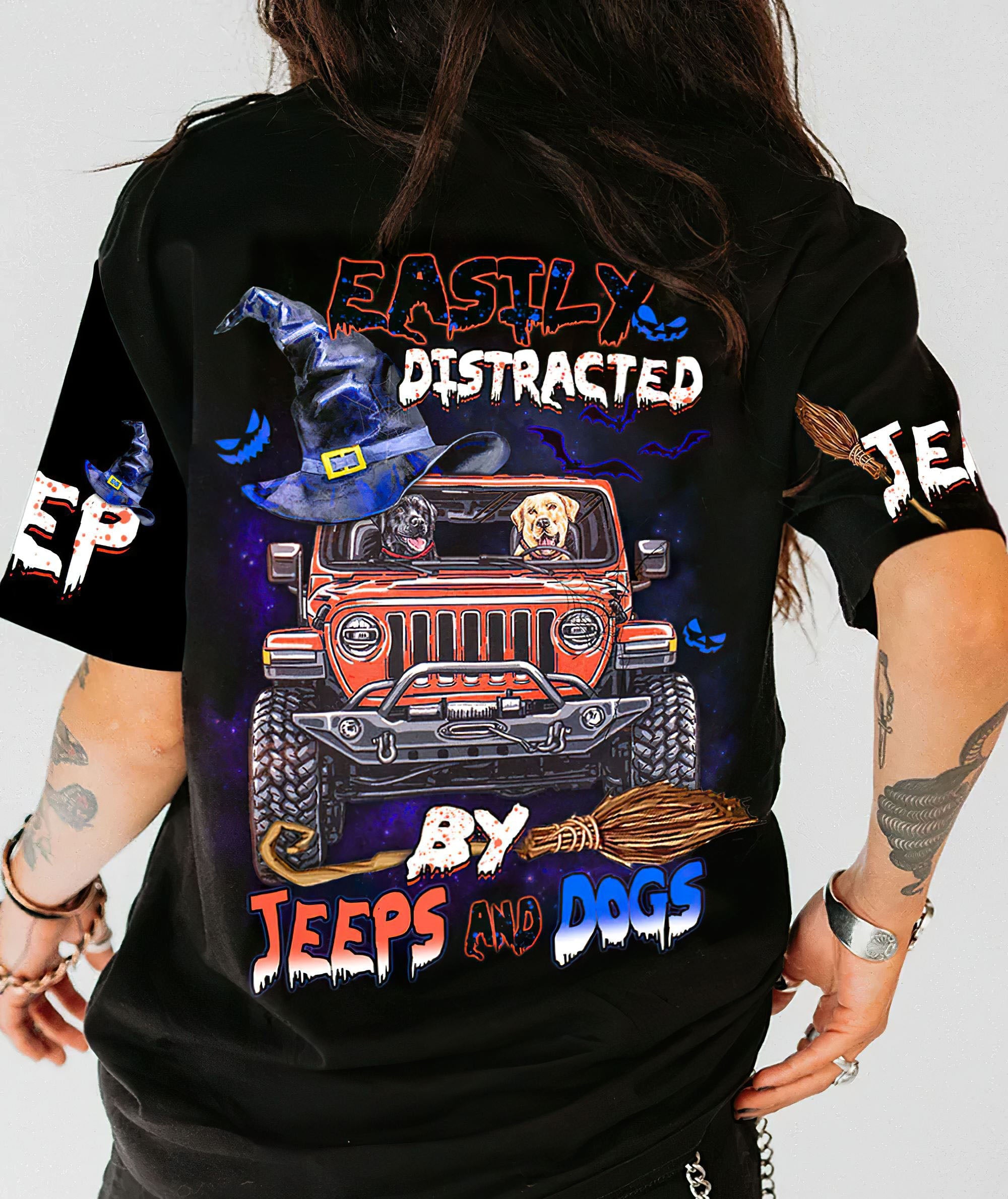 easily-distracted-by-jeeps-and-dogs-all-over-print-t-shirt