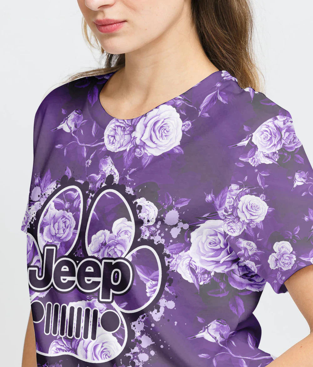 just-a-girl-who-loves-jeeps-and-dogs-floral-t-shirt