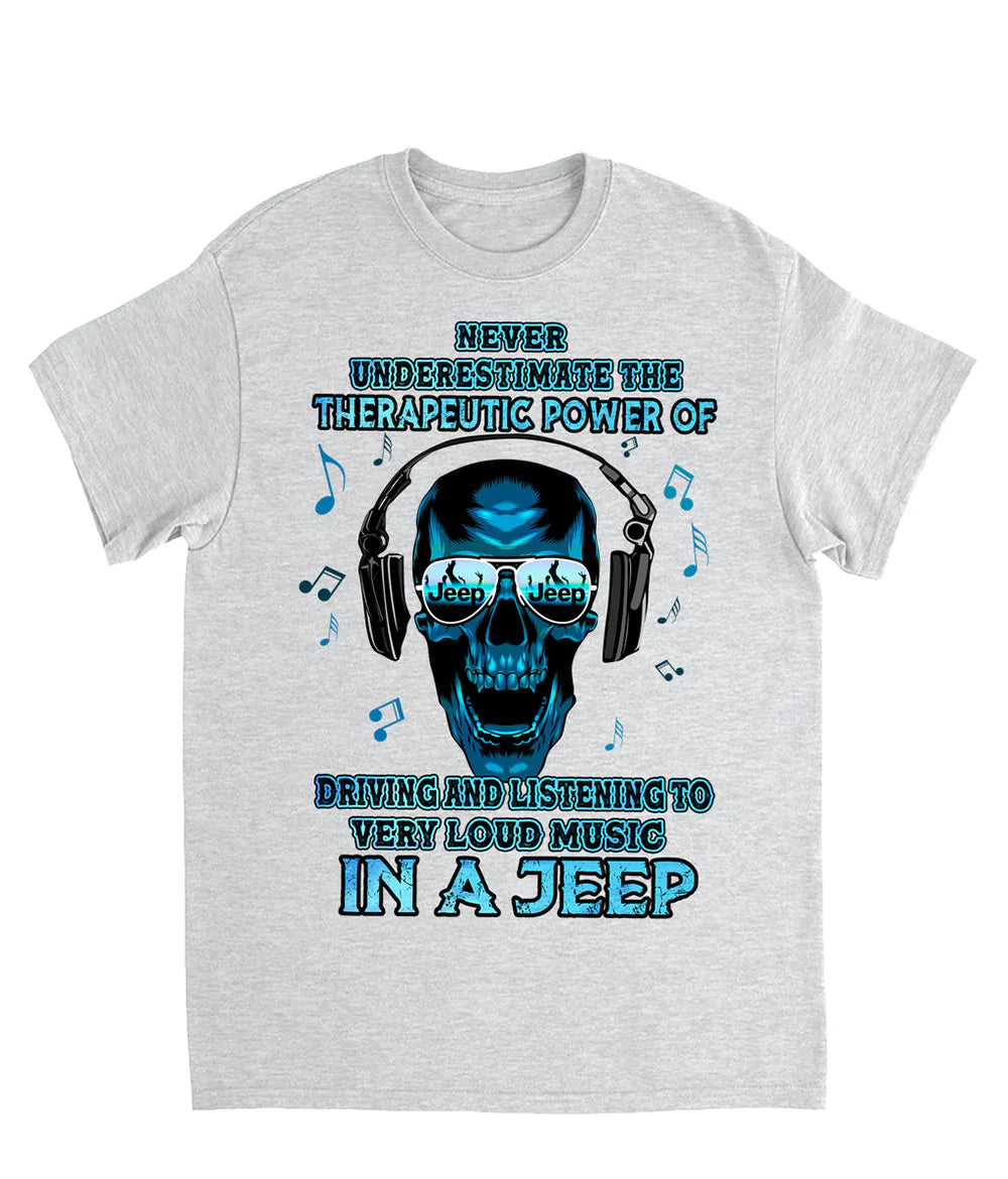 loud-music-in-a-jeep-skull-t-shirt