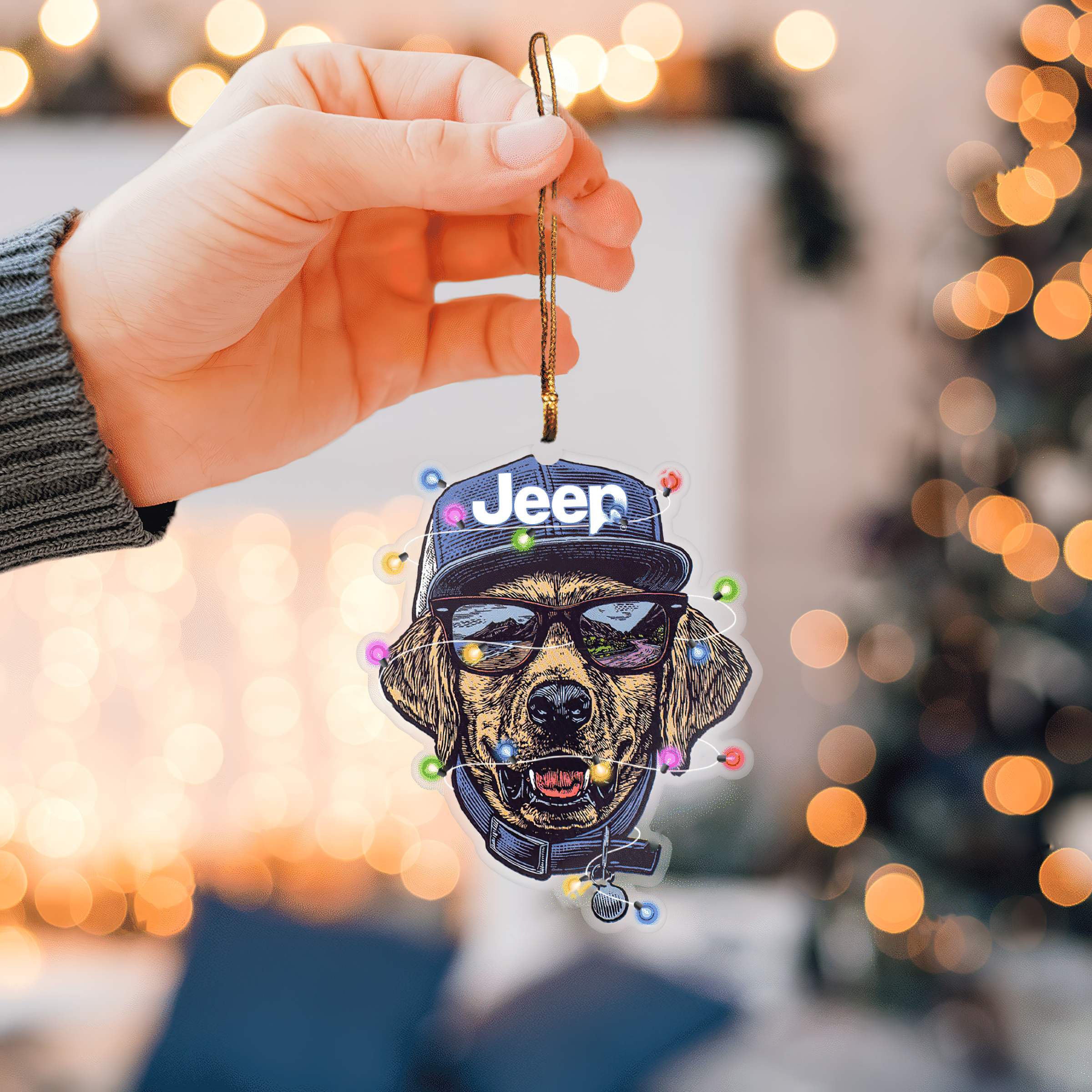 gloden-jeep-christmas-ornaments