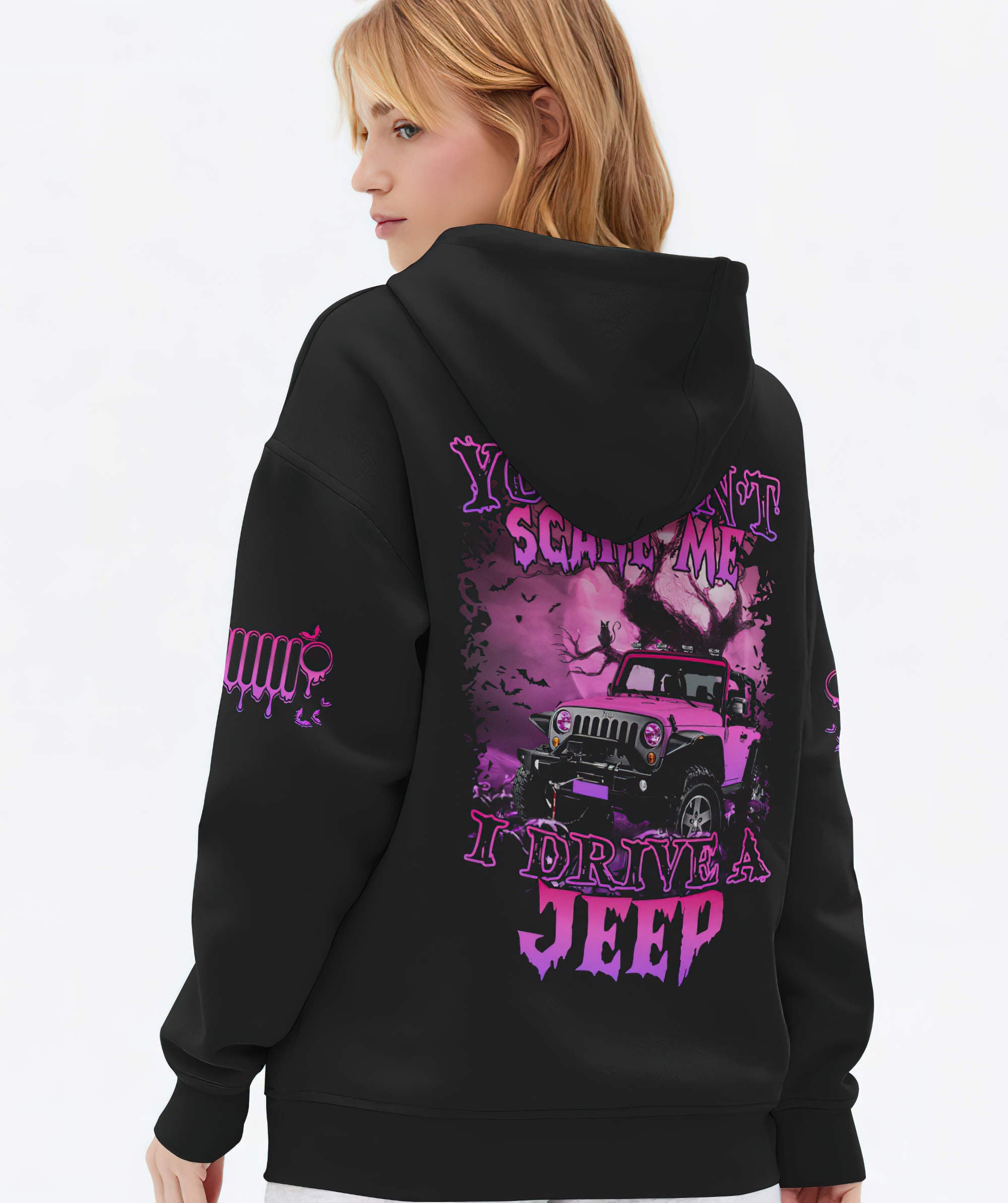 you-cant-scare-me-pink-jeep-hoodie