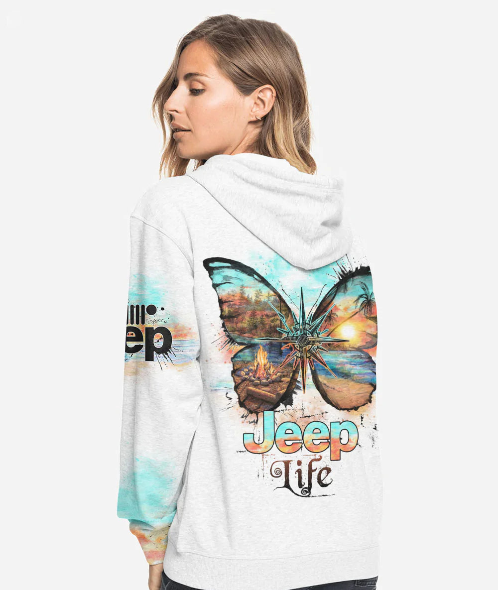 jeep-life-compass-butterfly-hoodie