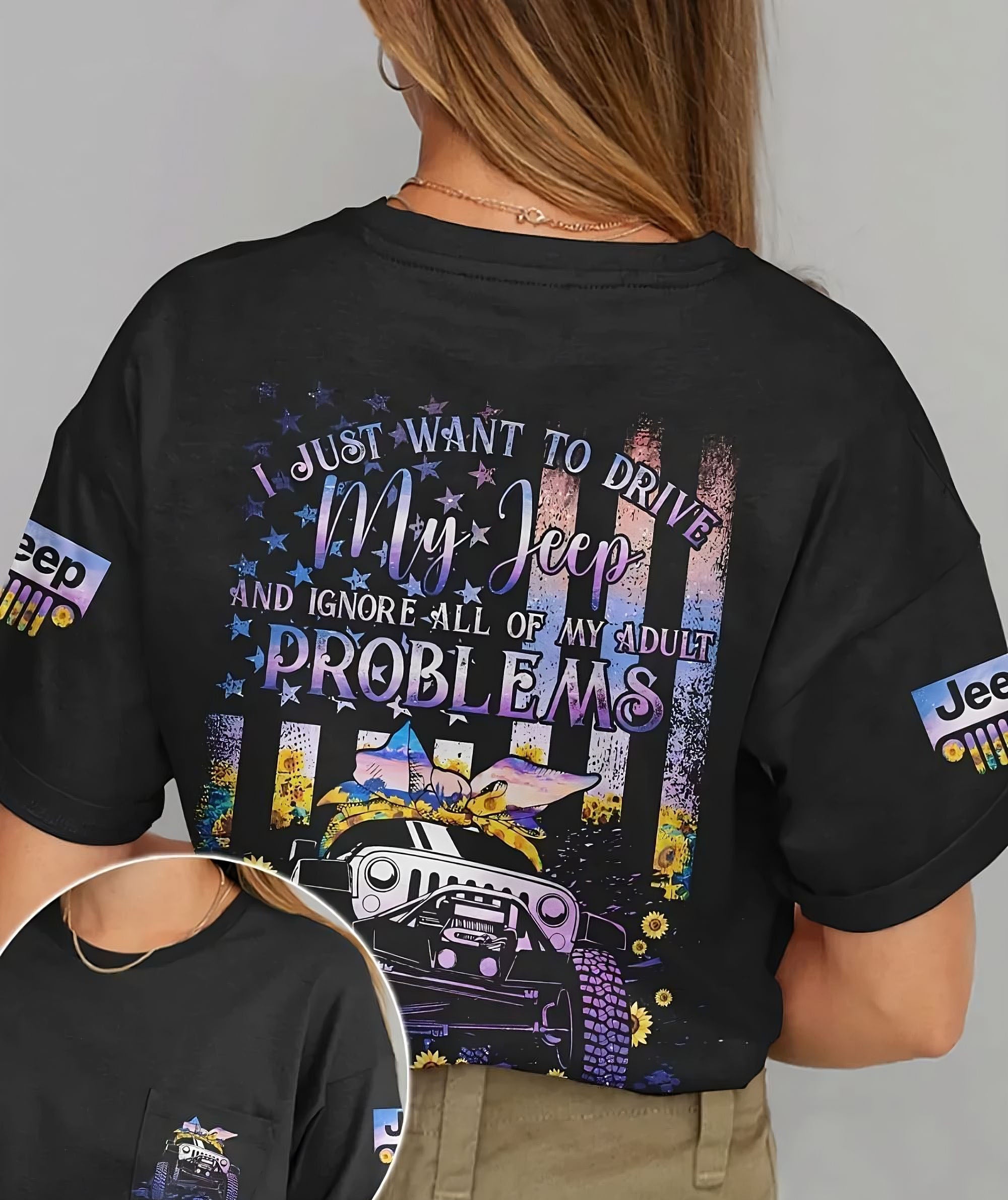 i-just-want-to-drive-my-jeep-purple-sunflower-flag-all-over-print-t-shirt