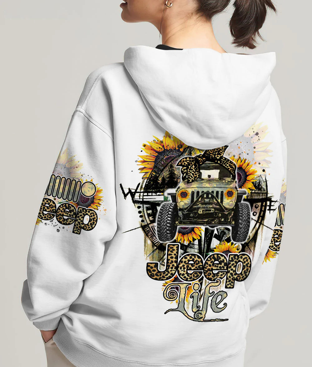 jeep-life-sunflower-compass-hoodie