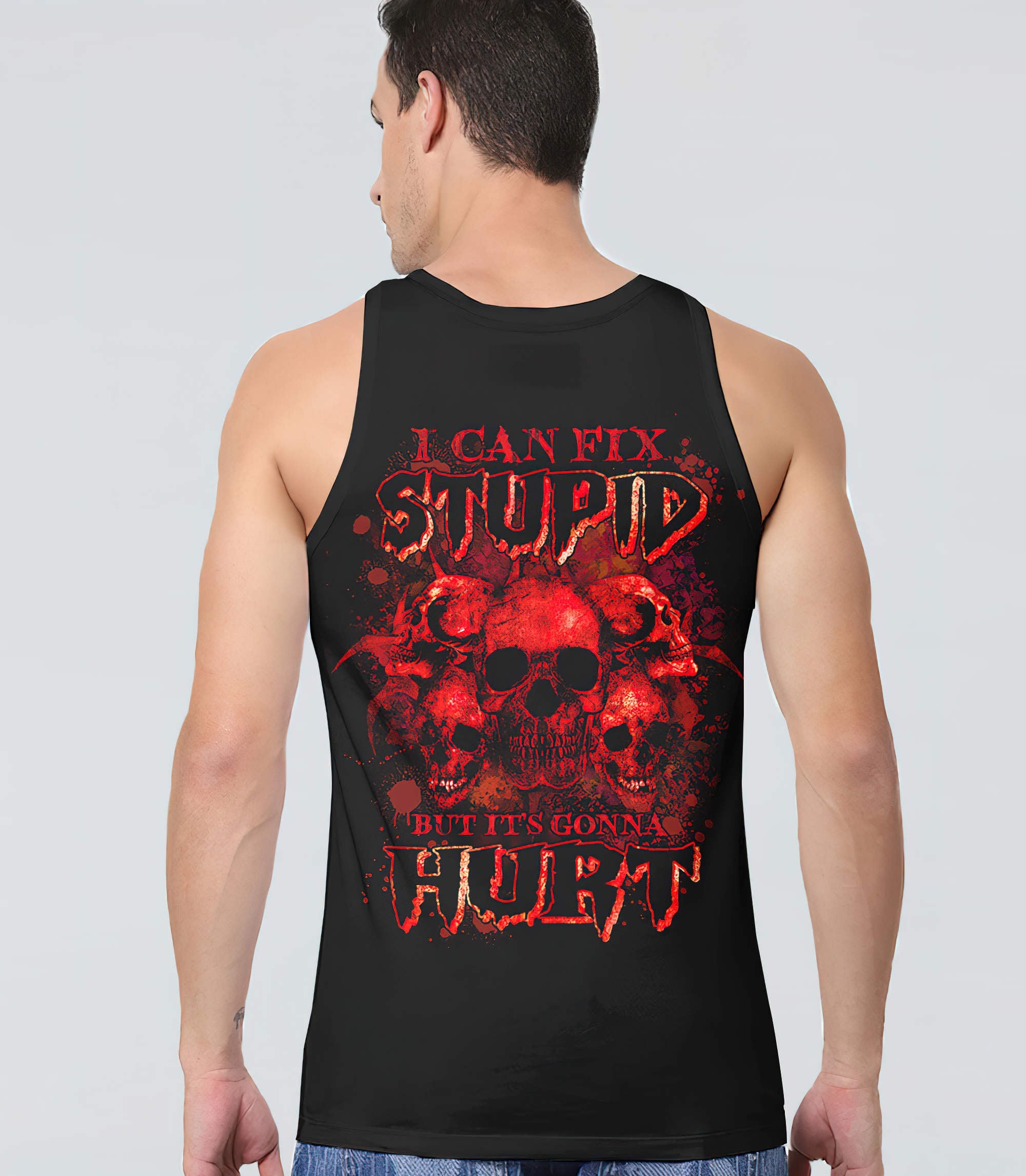 i-can-fix-stupid-evil-skull-all-over-print-tank-top