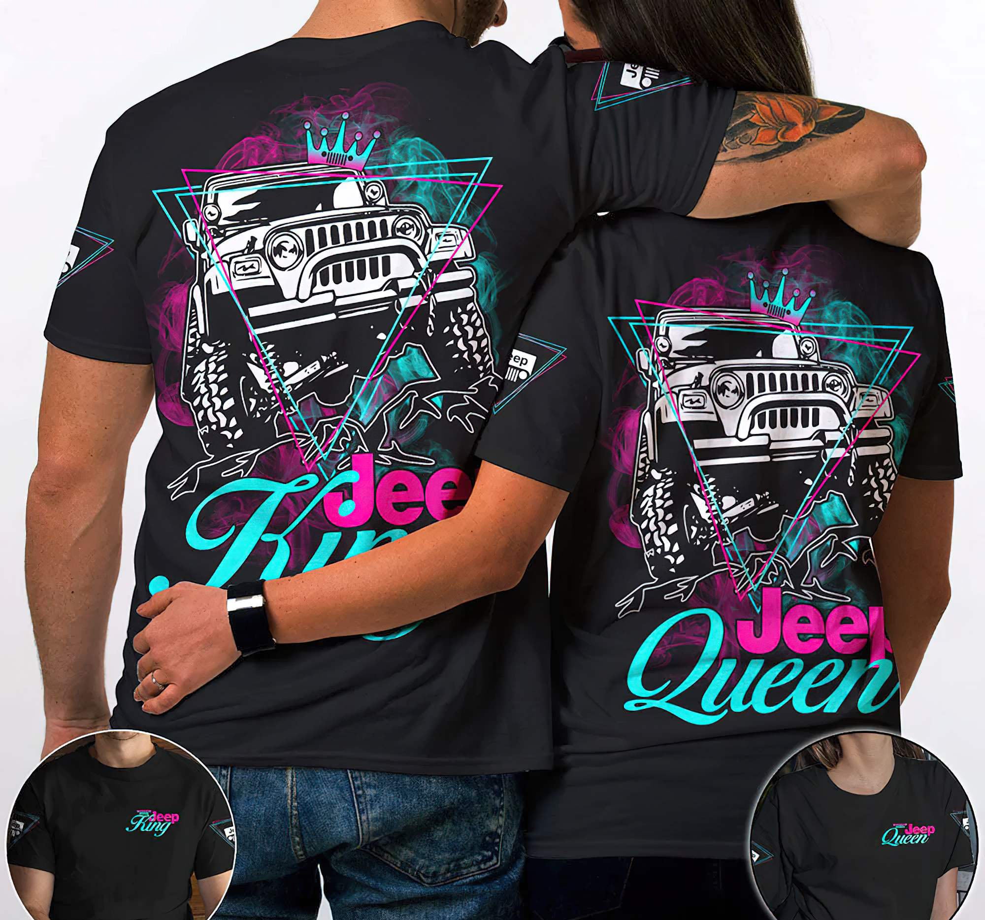 jeep-king-queen-couple-triangle-all-over-print-t-shirt