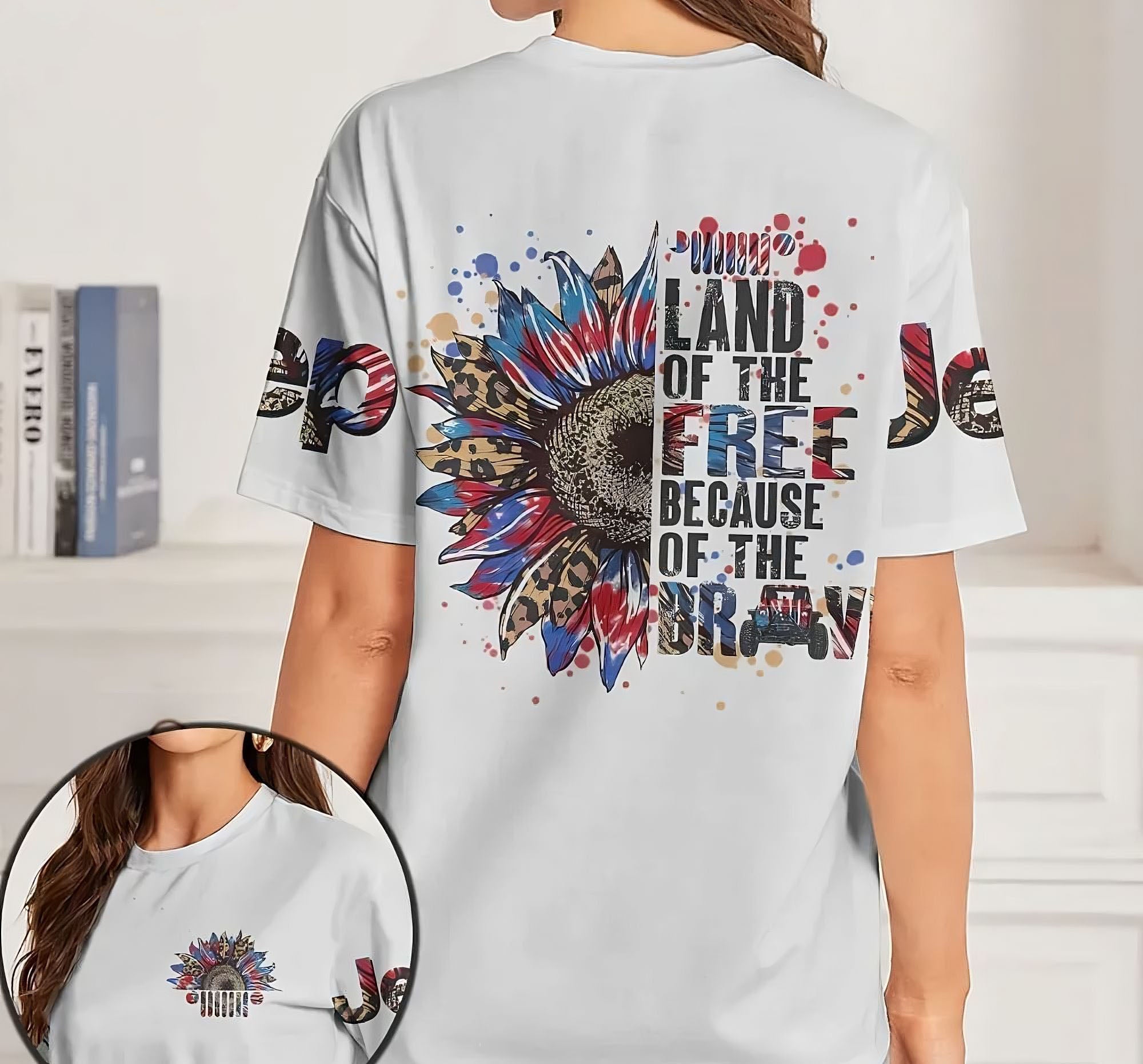 land-of-free-jeep-sunflower-all-over-print-t-shirt