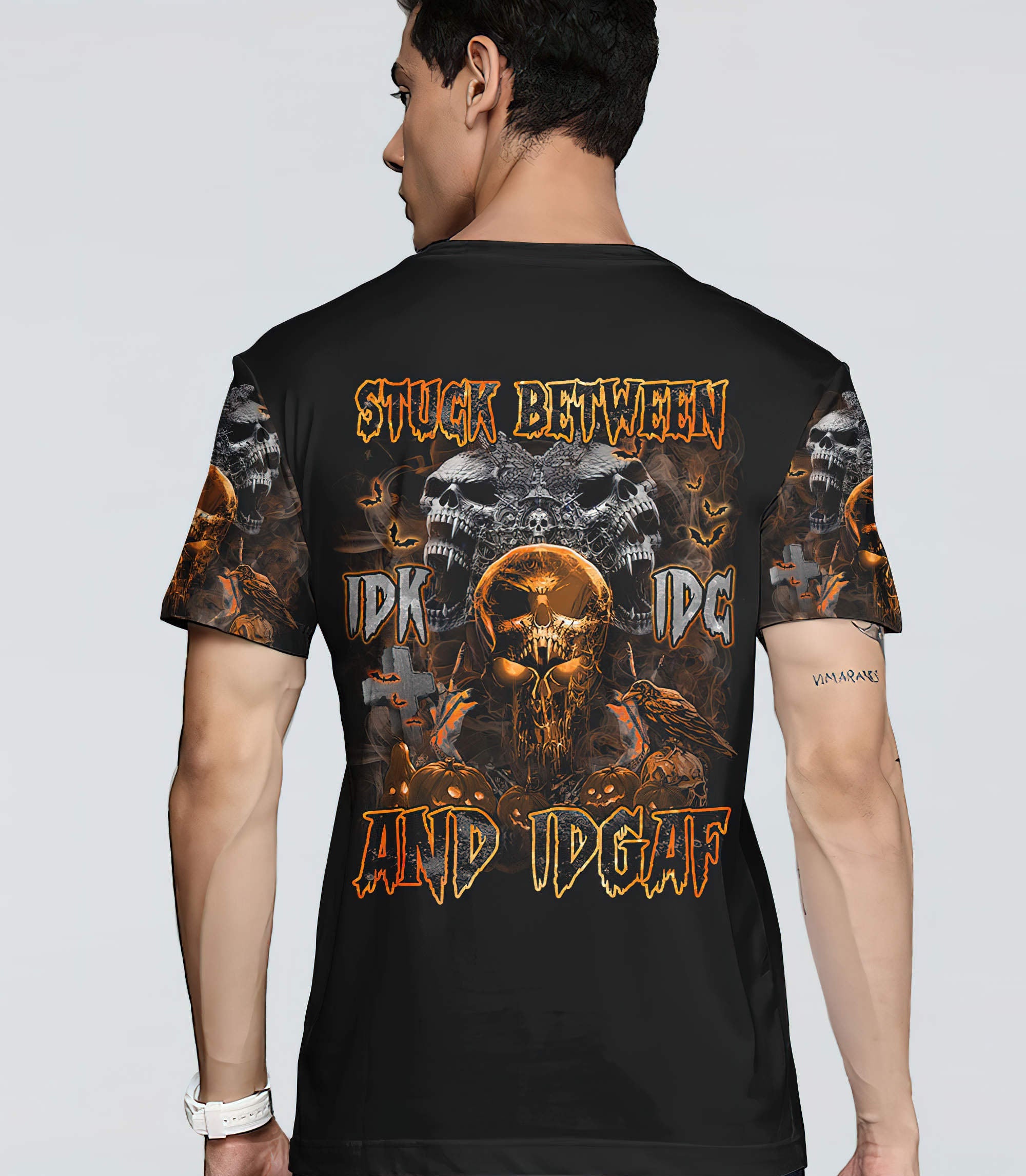 stuck-between-evil-skull-halloween-all-over-print-t-shirt