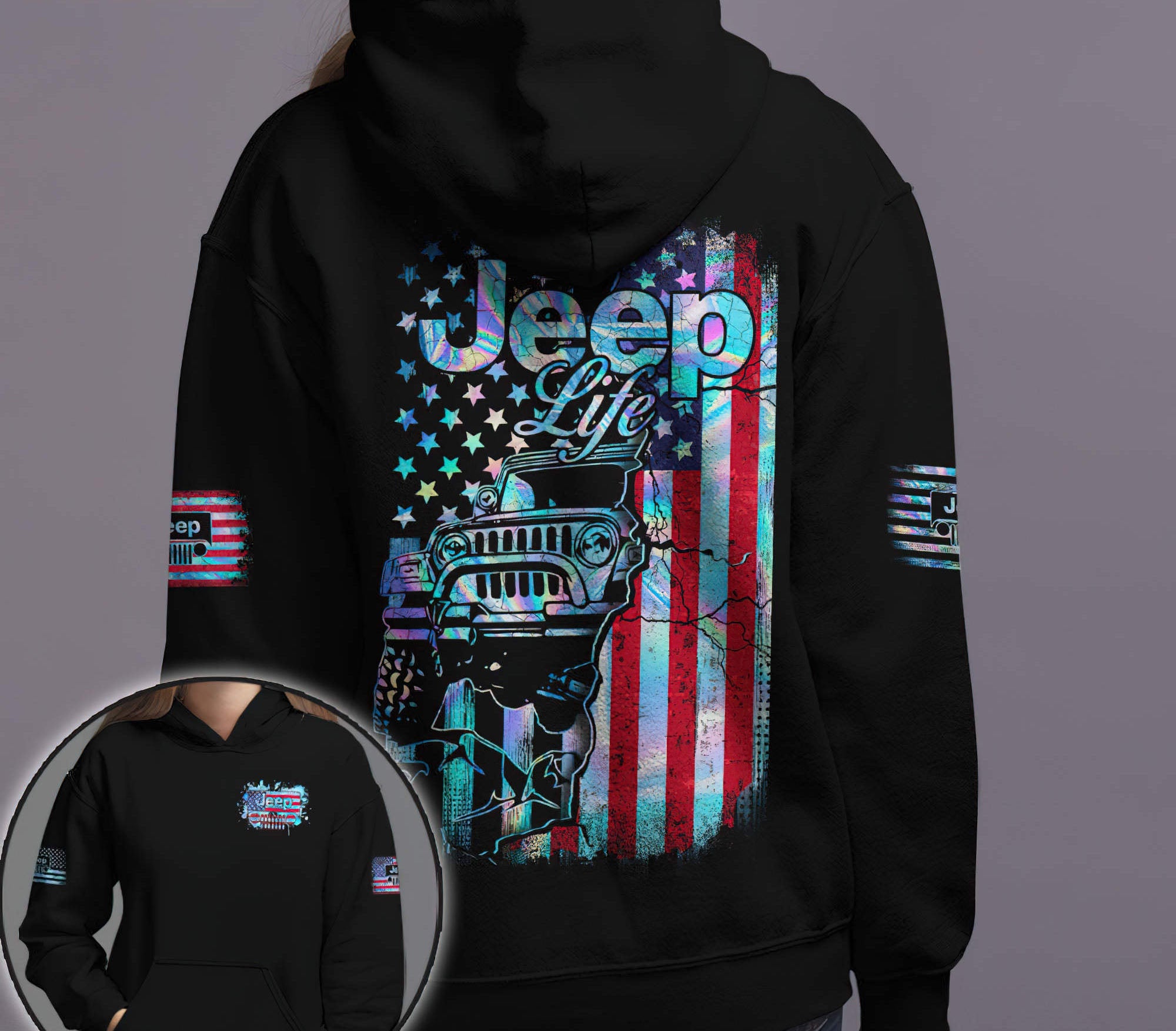 jeep-life-half-crack-flag-holo-hoodie