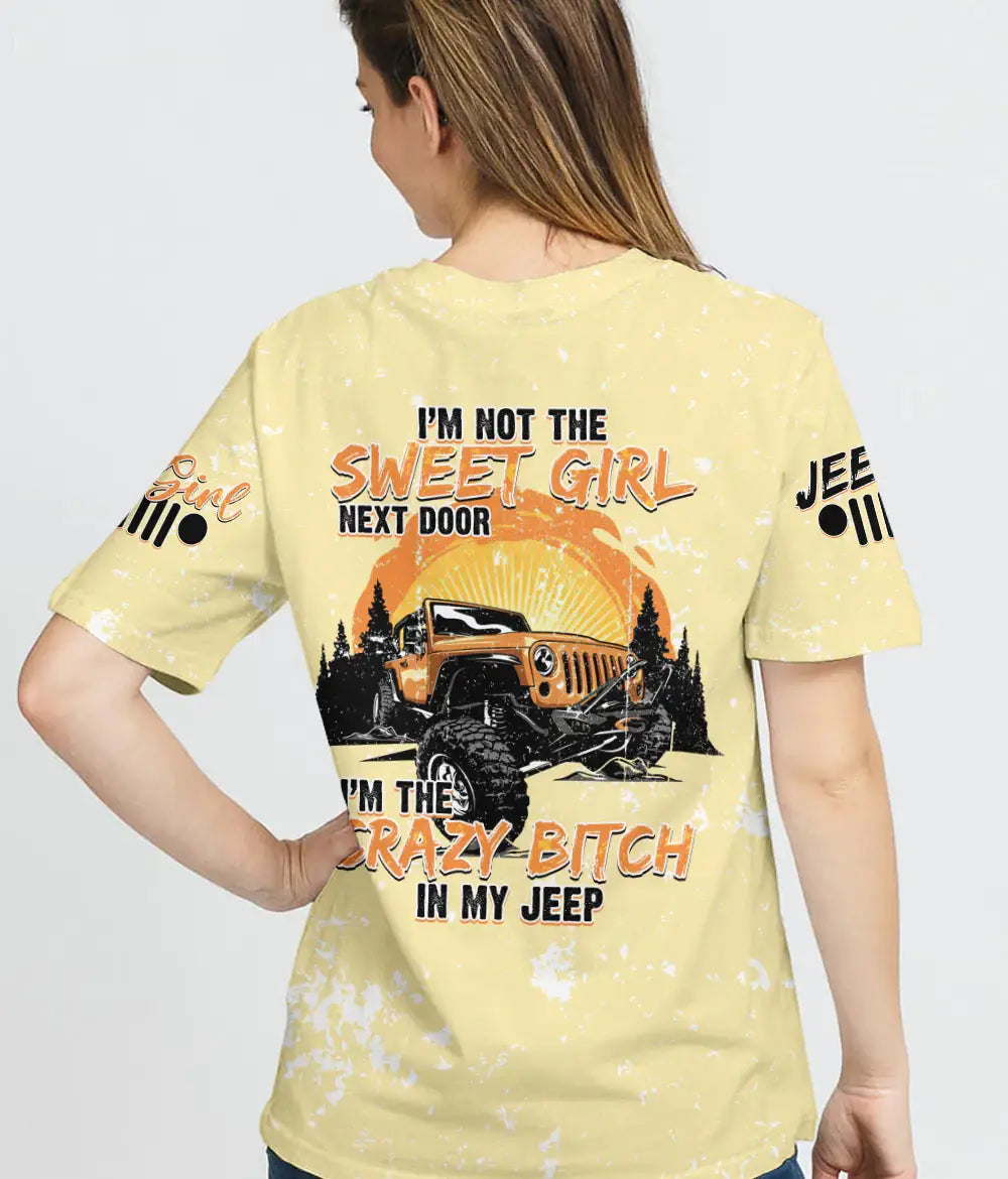 im-the-crazy-b-in-my-jeep-sunset-t-shirt