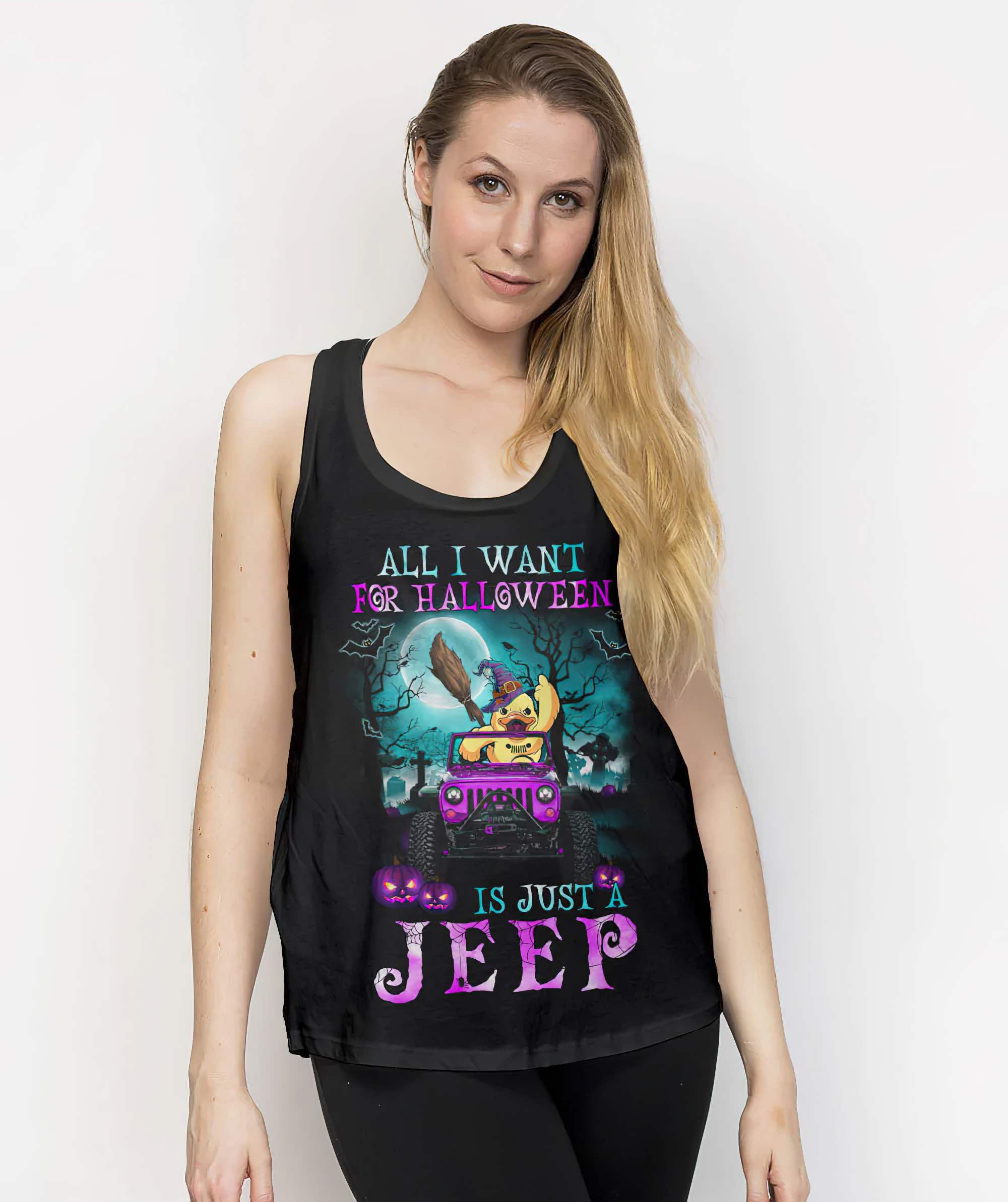 all-i-want-for-halloween-duck-jeep-halloween-tank-top