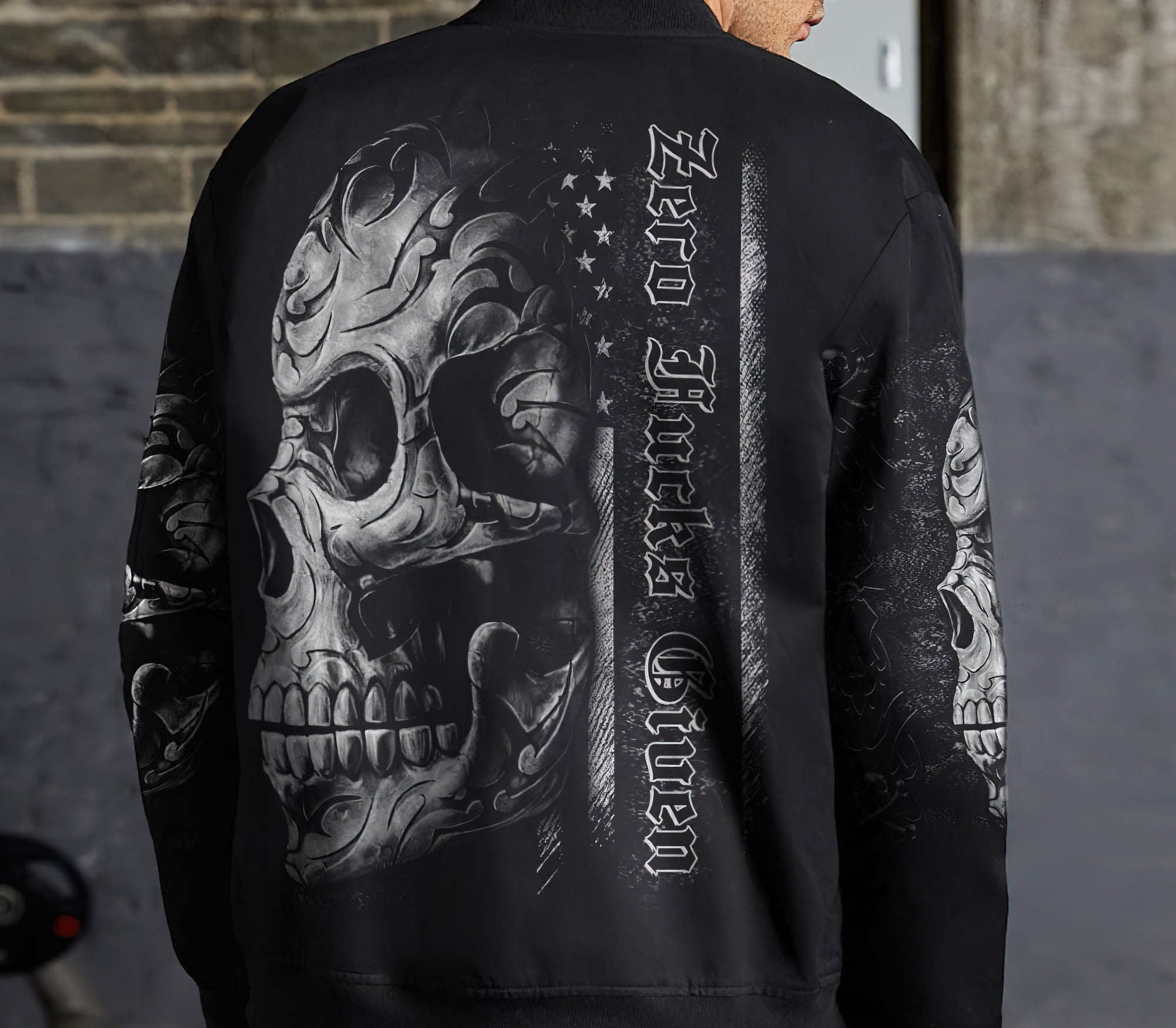 Skull Man Bomber Jacket