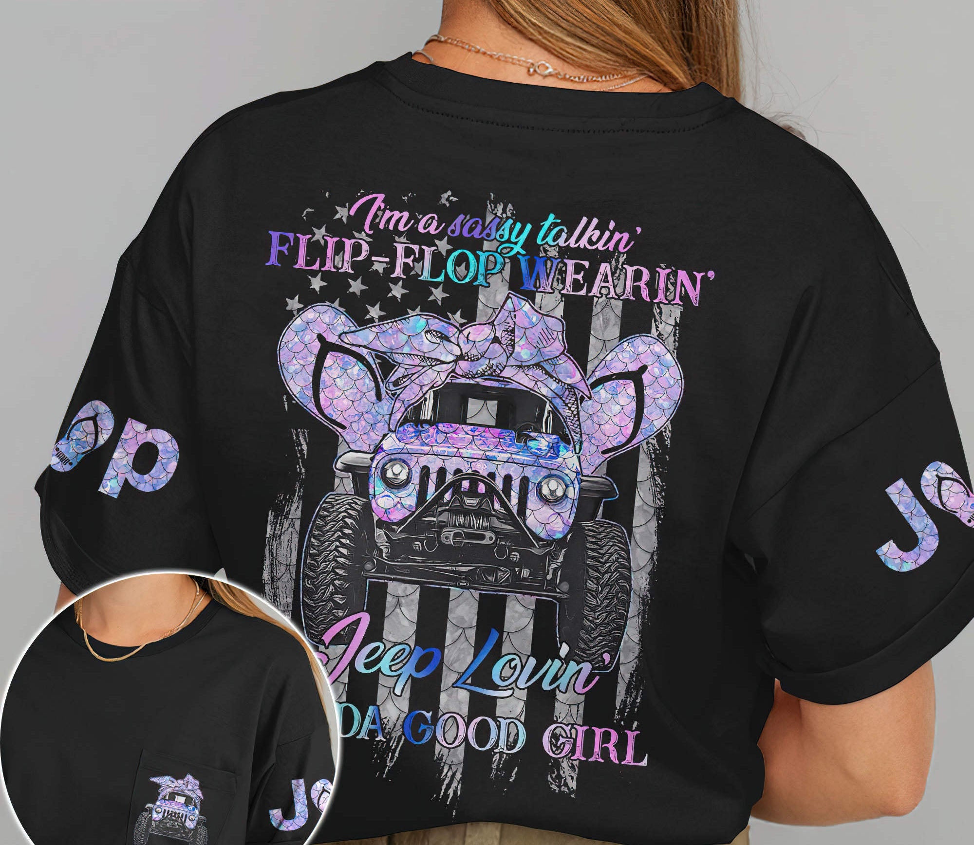 kinda-good-girl-jeep-t-shirt