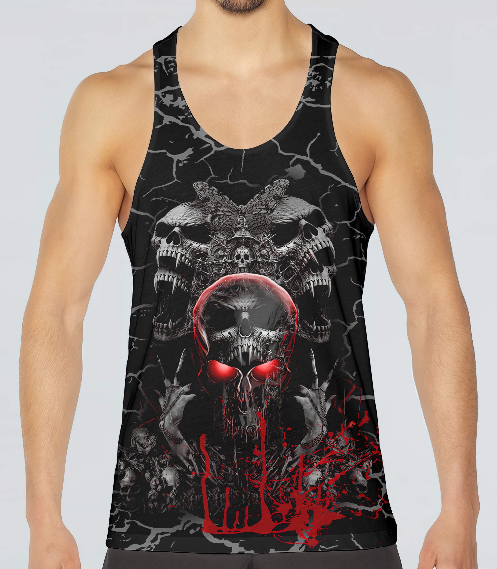 im-never-alone-evil-skull-all-over-print-tank-top