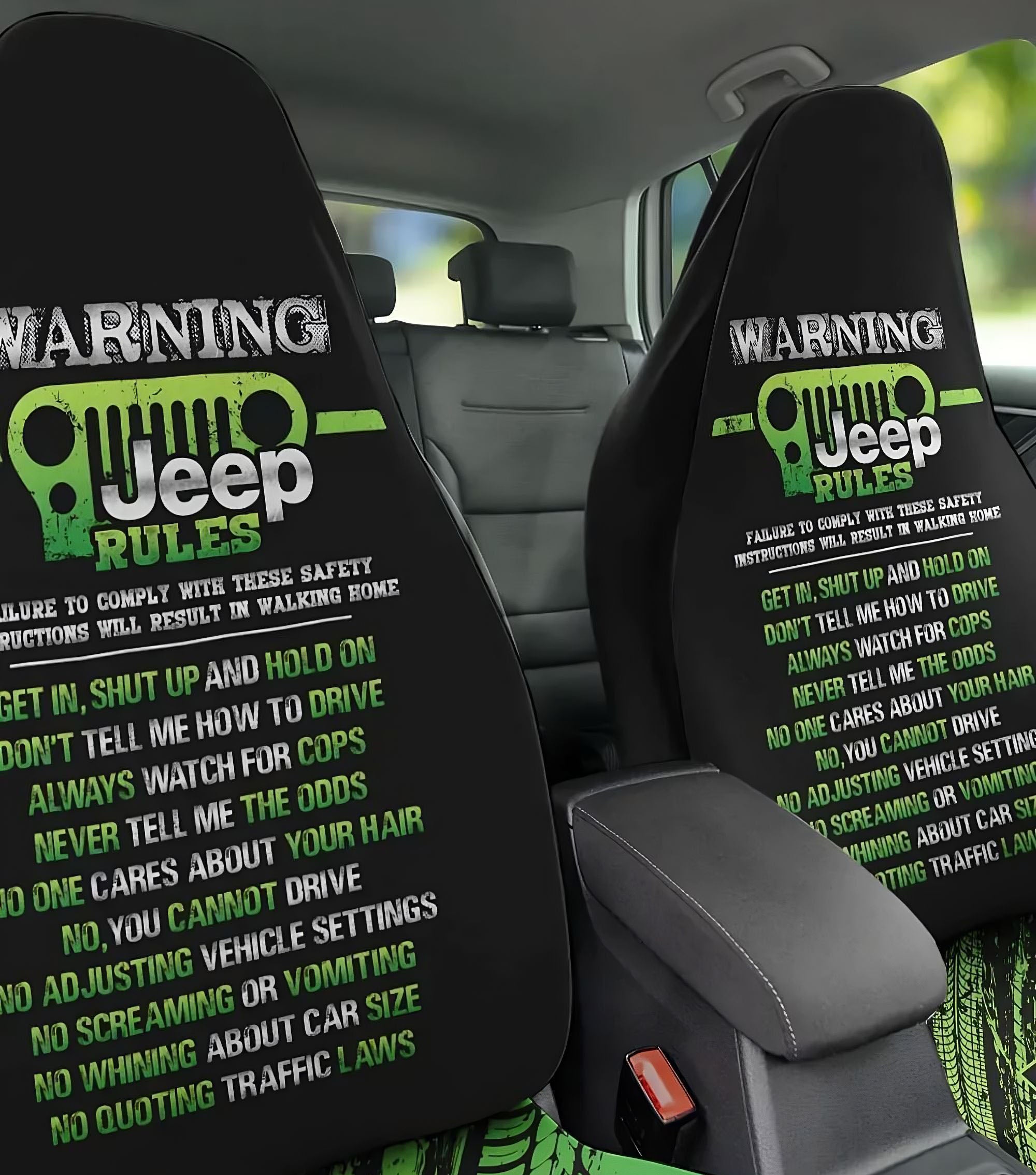 warning-jeep-rules-automotive-car-seat-cover