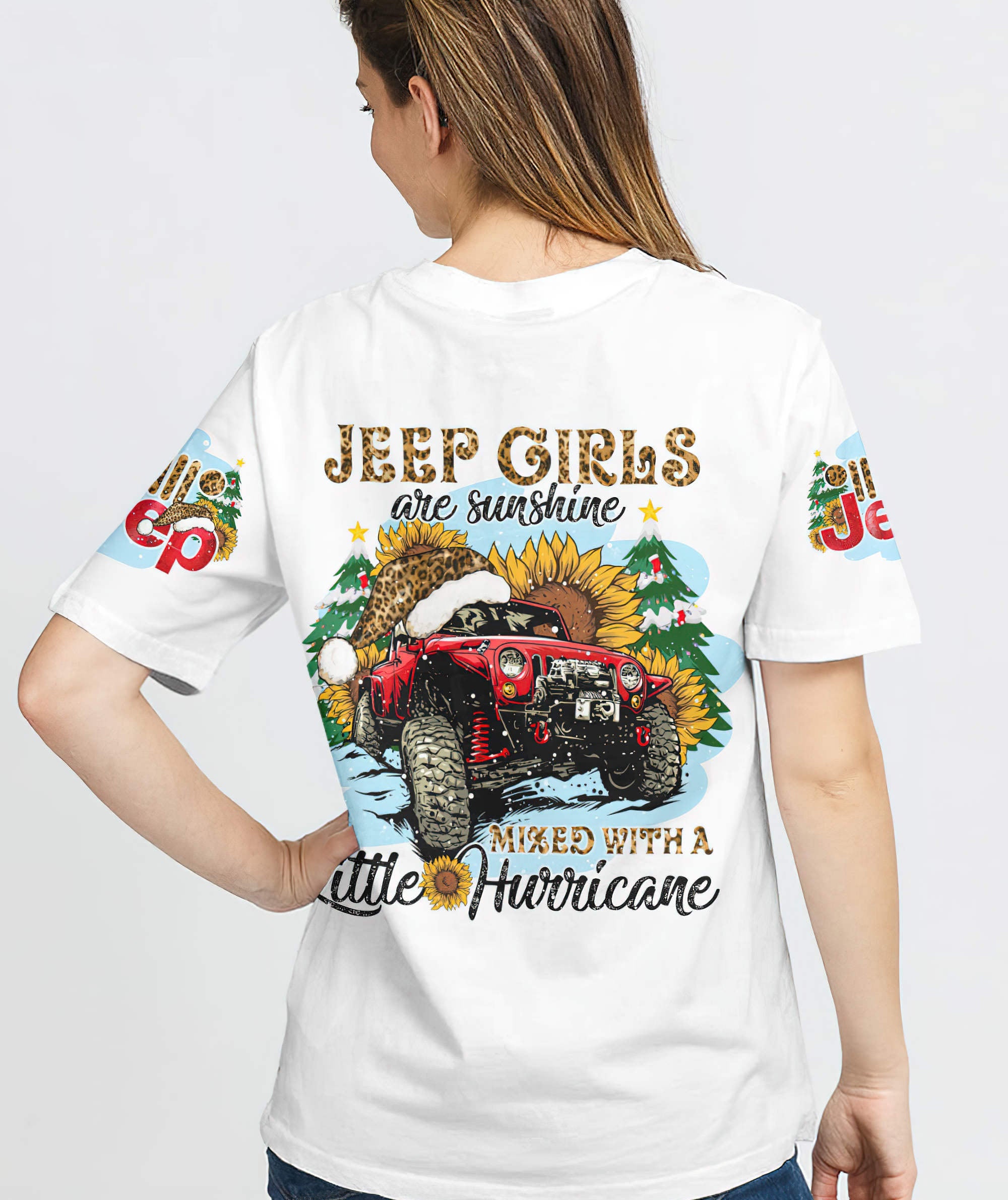 jeep-girl-are-sunshine-leopard-christmas-t-shirt