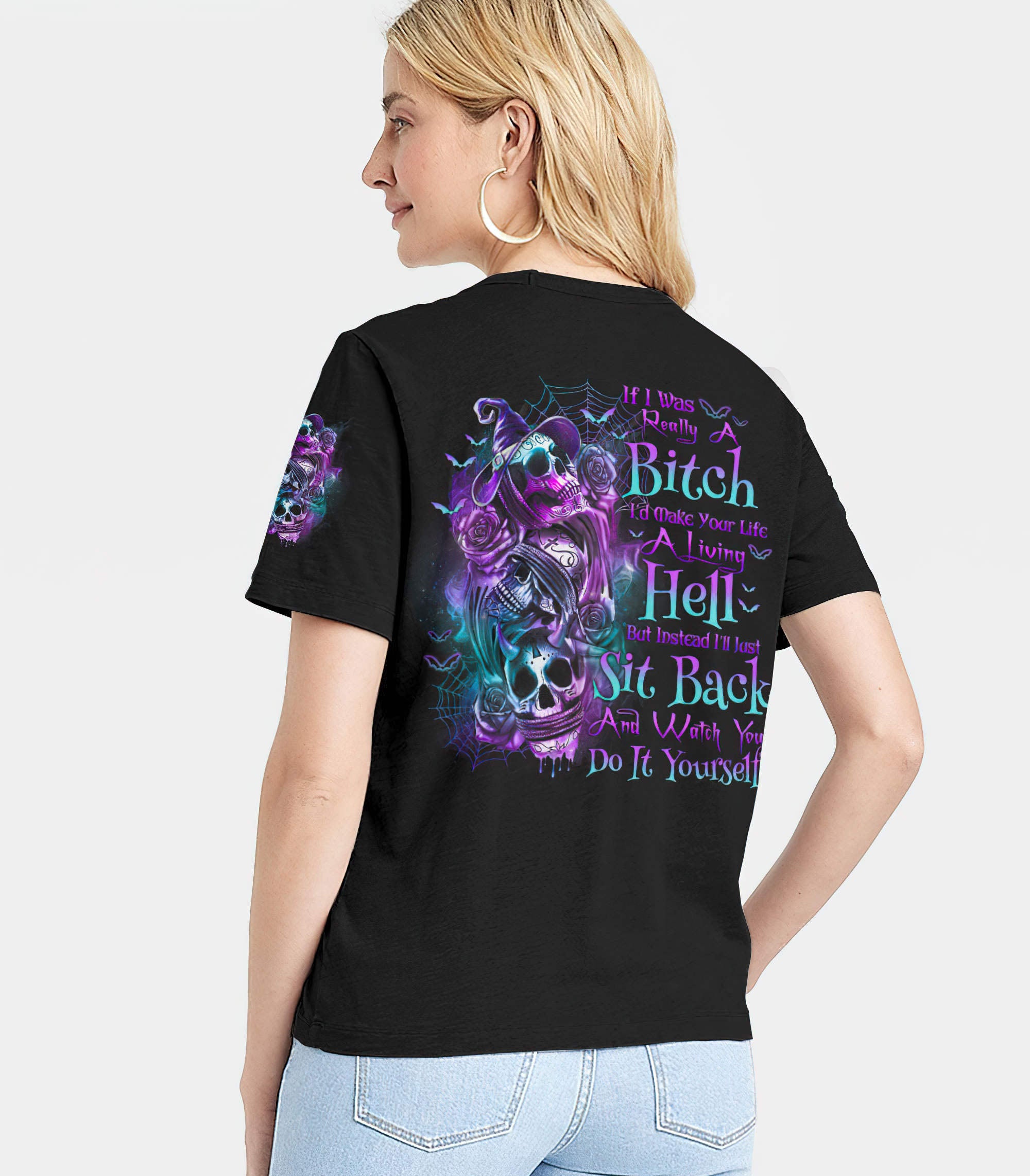 if-i-was-really-a-b-3-skulls-rose-halloween-girl-all-over-print-women-v-neck-t-shirt