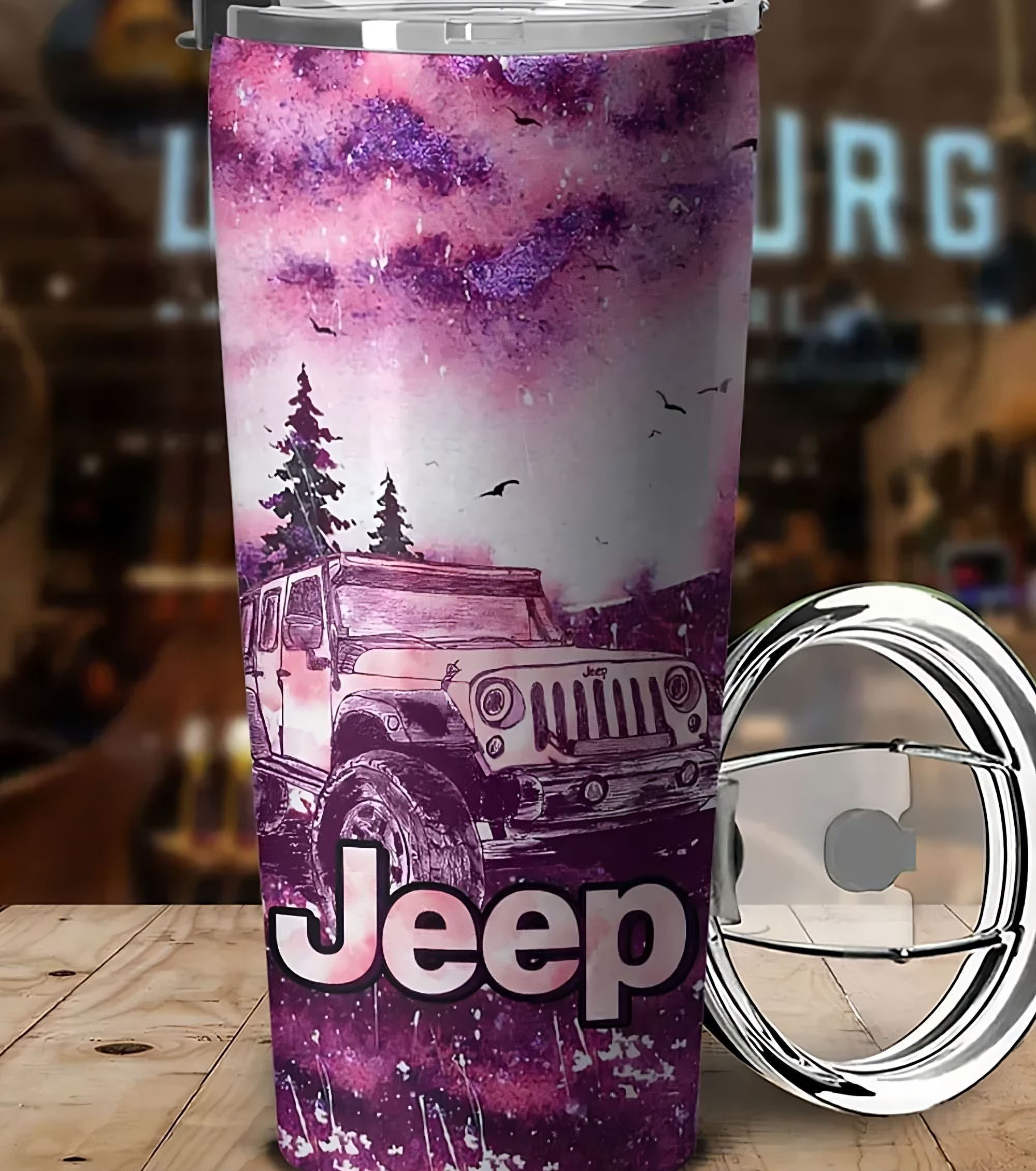 personalized-jeep-forest-art-tumbler