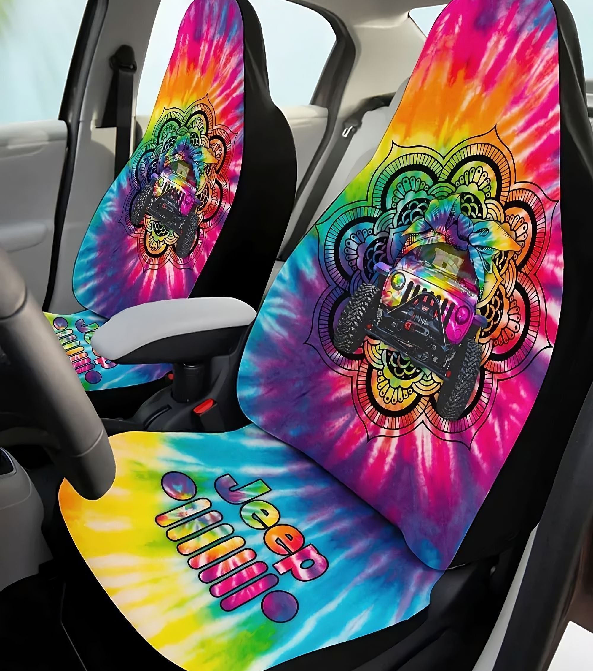 jeep-girl-tie-dye-mandala-automotive-car-seat-cover